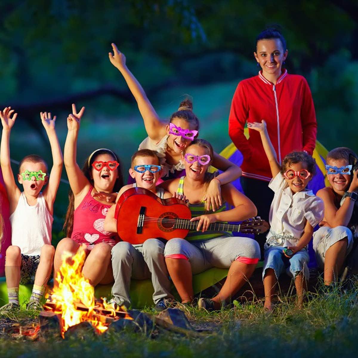 24 Gafas LED OceanWings para Niños - Brillan en la Oscuridad