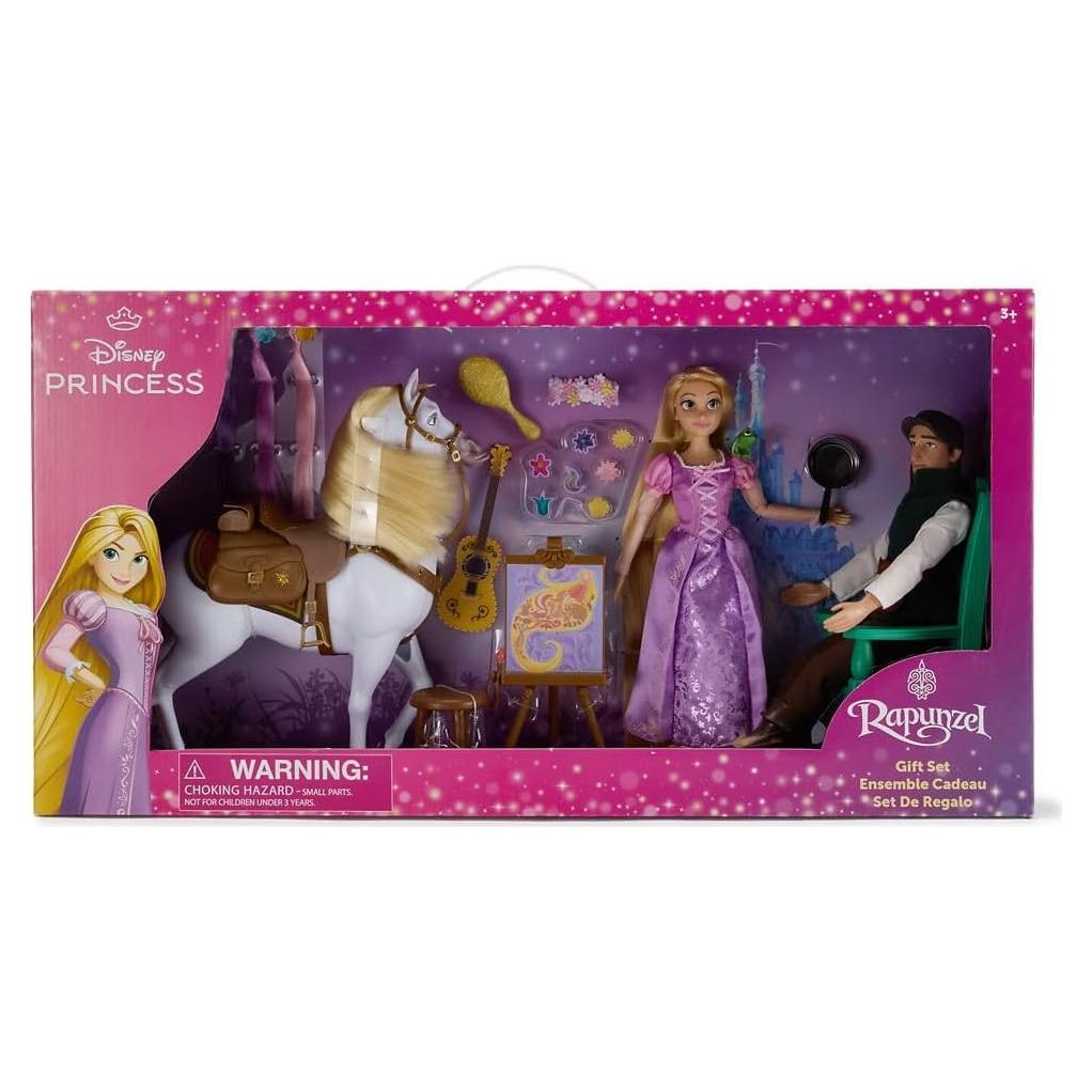 Juego de Muñecas Disney Rapunzel con Flynn y Accesorios