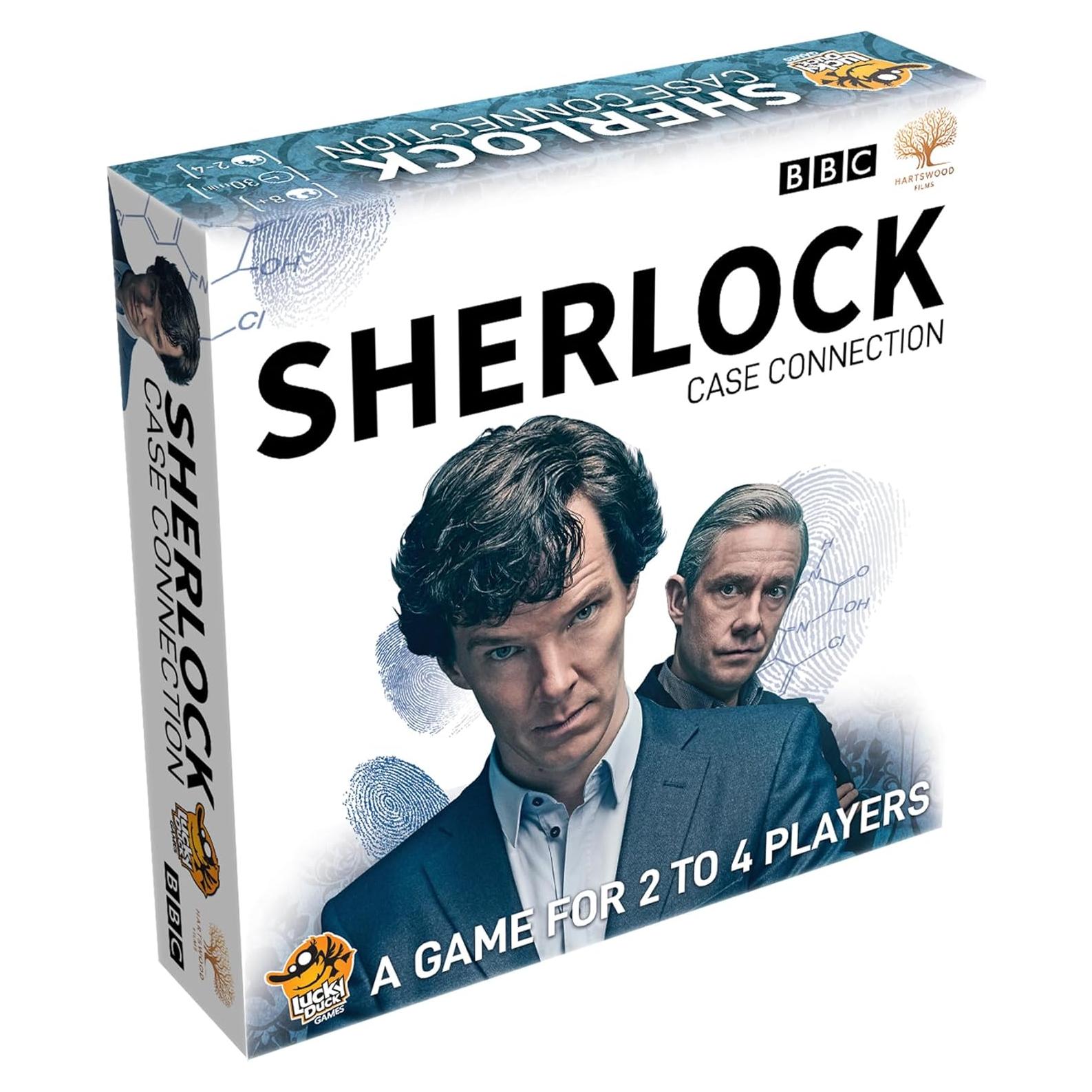 Juego de Mesa Sherlock: Conexión de Casos Lucky Duck - 2-4 Jugadores