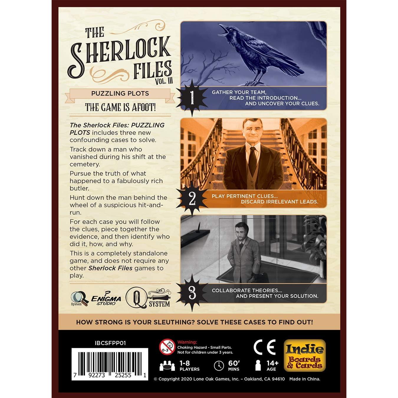 Juego de Mesa Los Archivos de Sherlock: Tramas Enigmáticas - Indie Boards & Cards