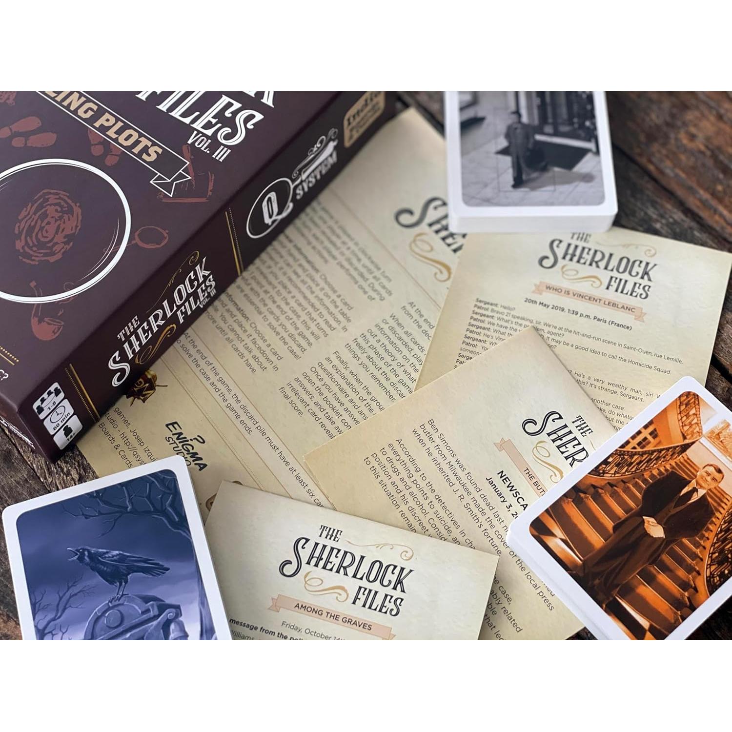 Juego de Mesa Los Archivos de Sherlock: Tramas Enigmáticas - Indie Boards & Cards