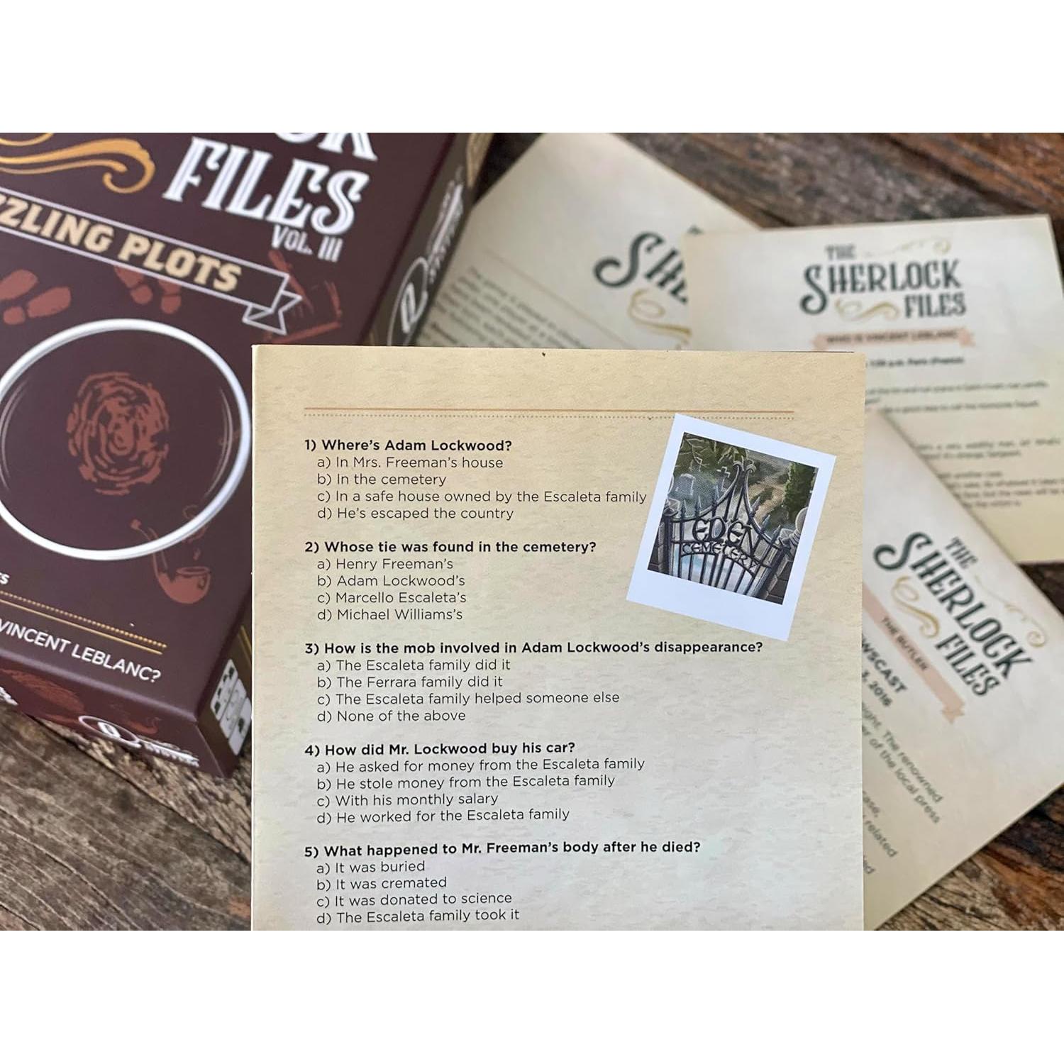 Juego de Mesa Los Archivos de Sherlock: Tramas Enigmáticas - Indie Boards & Cards