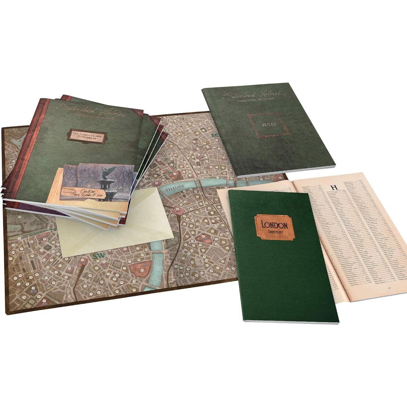 Juego de Mesa Sherlock Holmes: Irregulares de Baker Street - 1-8 Jugadores, 90 Min, 14+