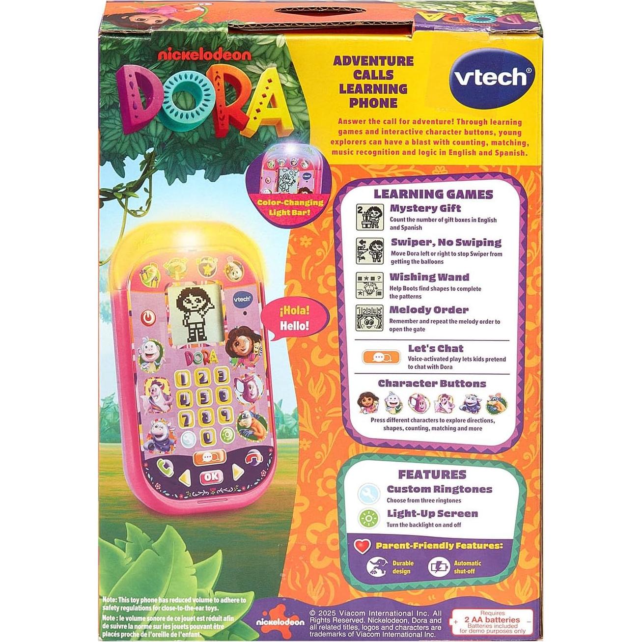 Teléfono de Aprendizaje VTech Dora Aventura 3+ años