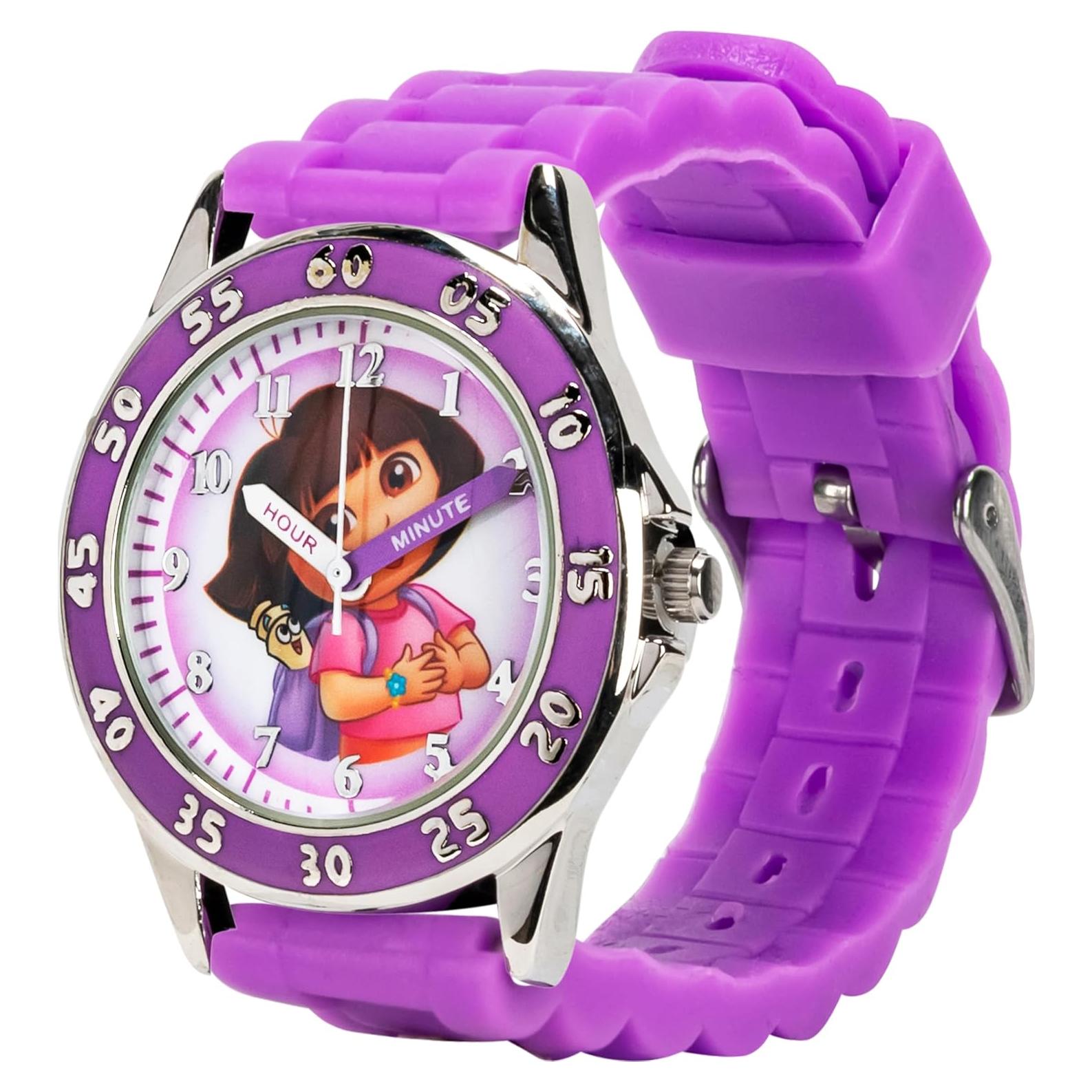 Reloj Analógico de Cuarzo Accutime Dora la Exploradora Niñas