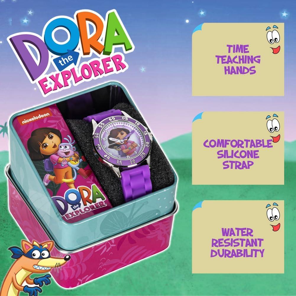 Reloj Analógico de Cuarzo Accutime Dora la Exploradora Niñas