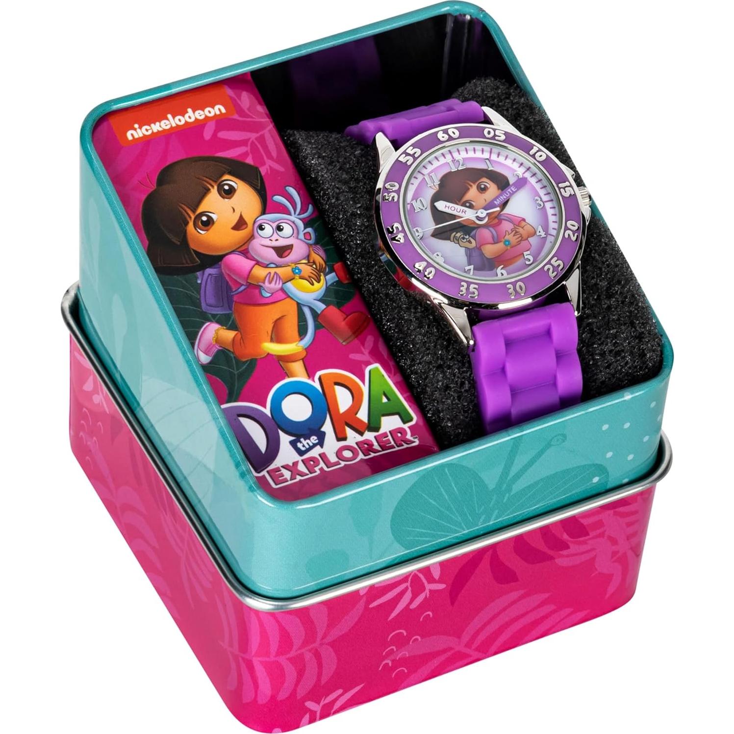 Reloj Analógico de Cuarzo Accutime Dora la Exploradora Niñas