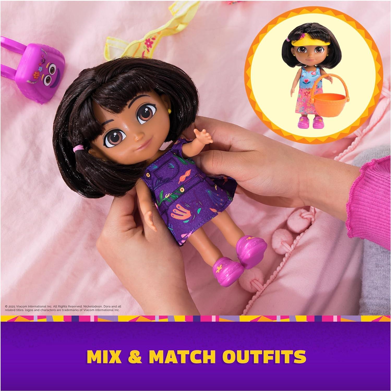 Muñeca Dora la Exploradora 15 cm con Ropa y Accesorios
