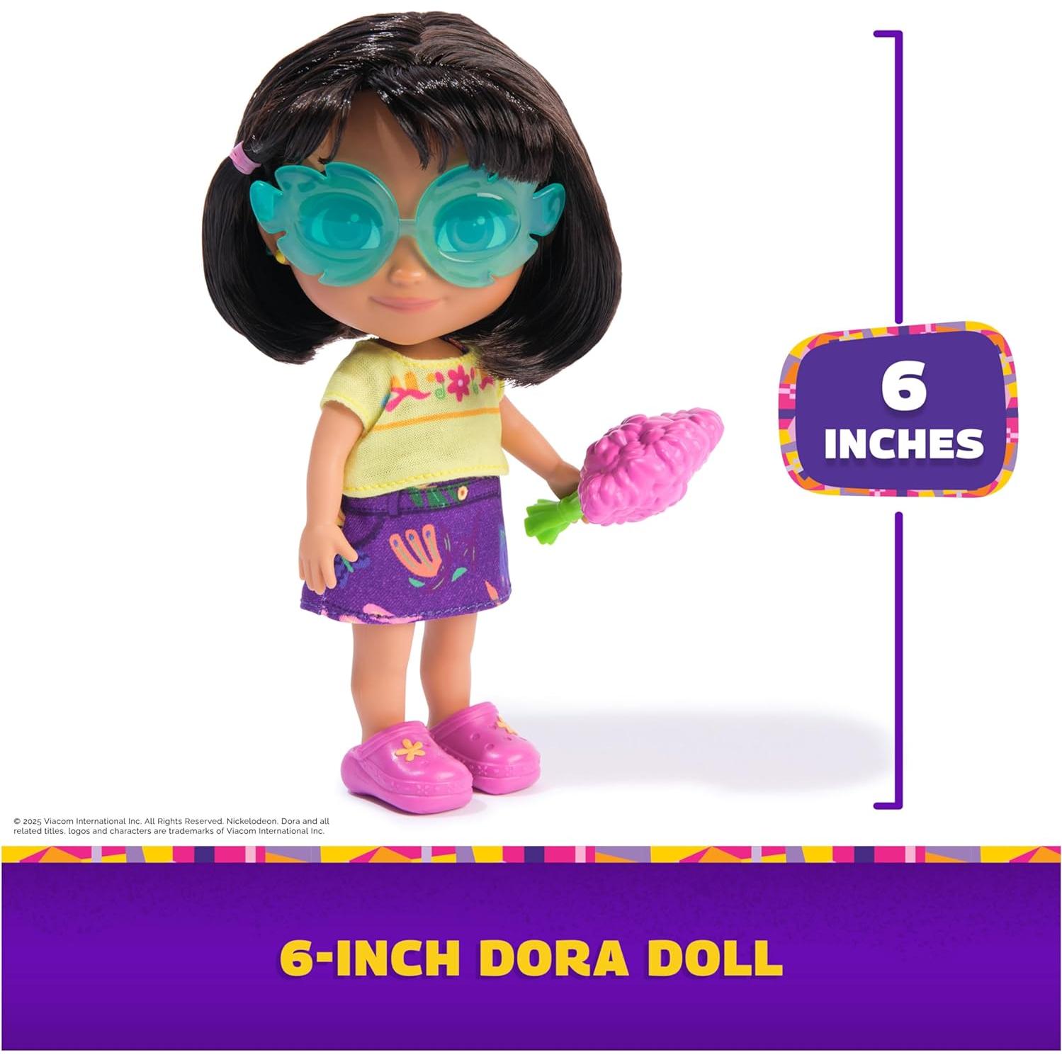 Muñeca Dora la Exploradora 15 cm con Ropa y Accesorios