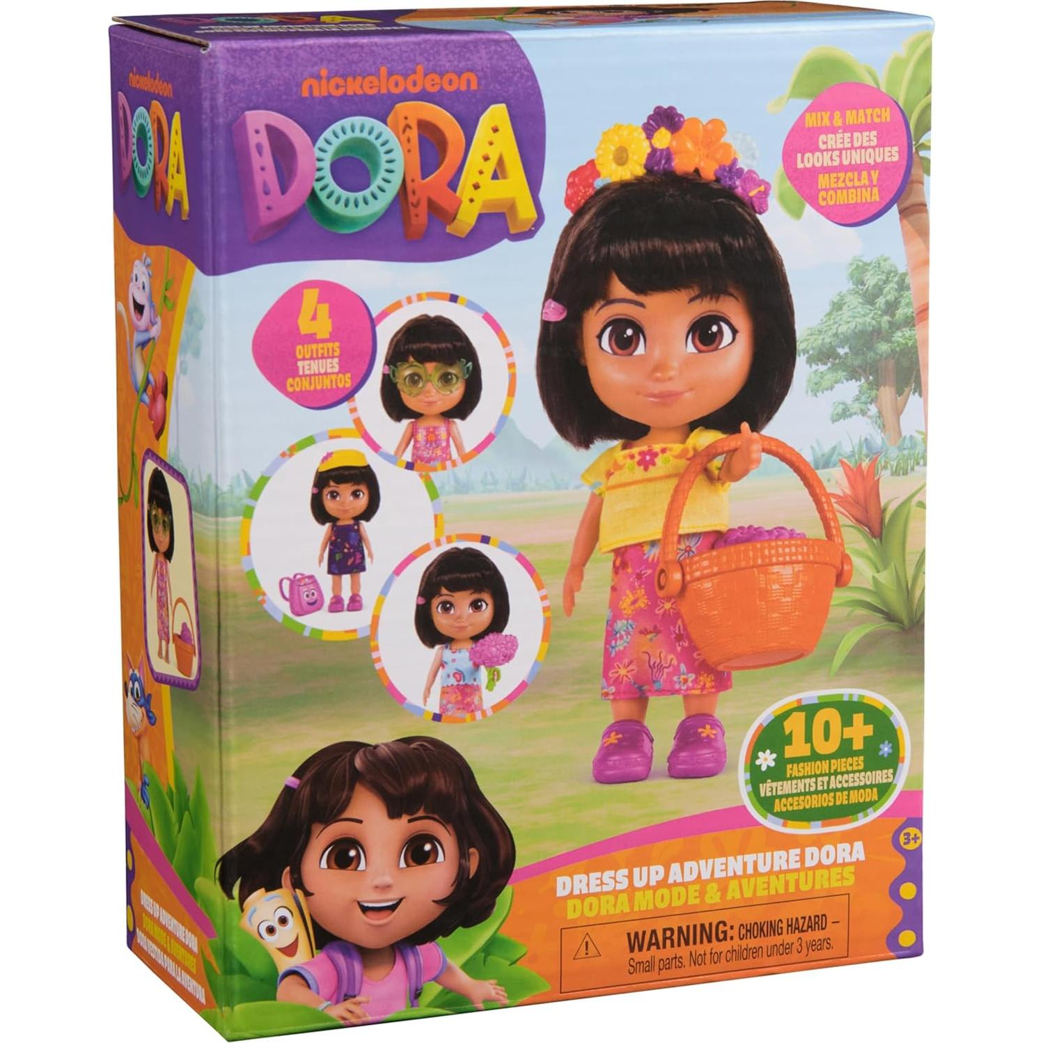 Muñeca Dora la Exploradora 15 cm con Ropa y Accesorios