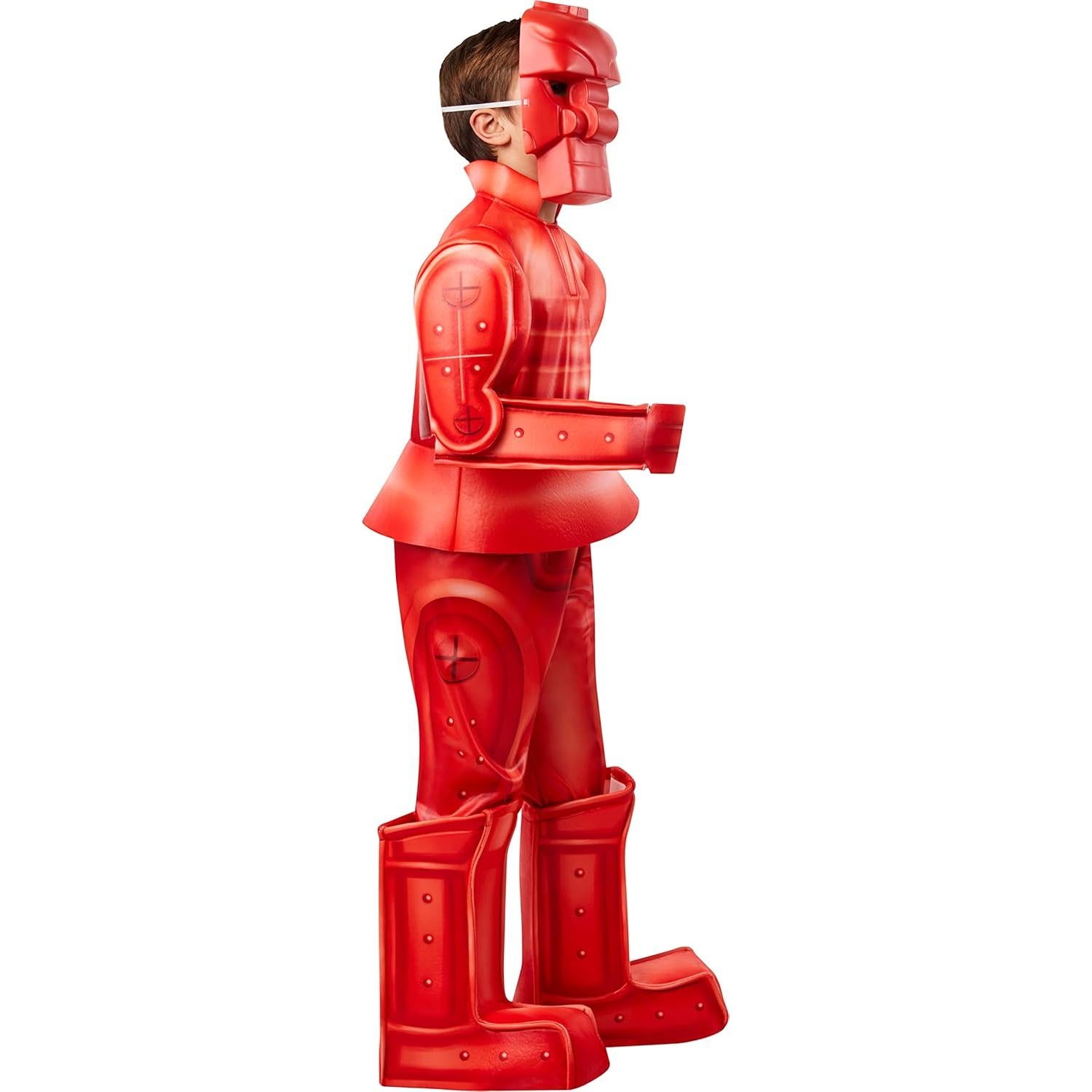 Disfraz Rubie's Rock 'Em Sock 'Em Robots Rojo Rocker Niños