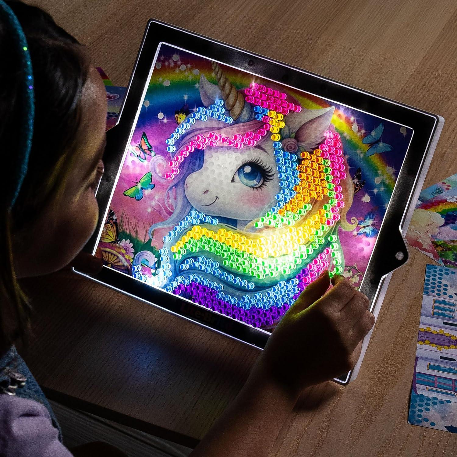 Lite-Brite Color Pop Arcoíris Basic Fun - Arte Iluminado