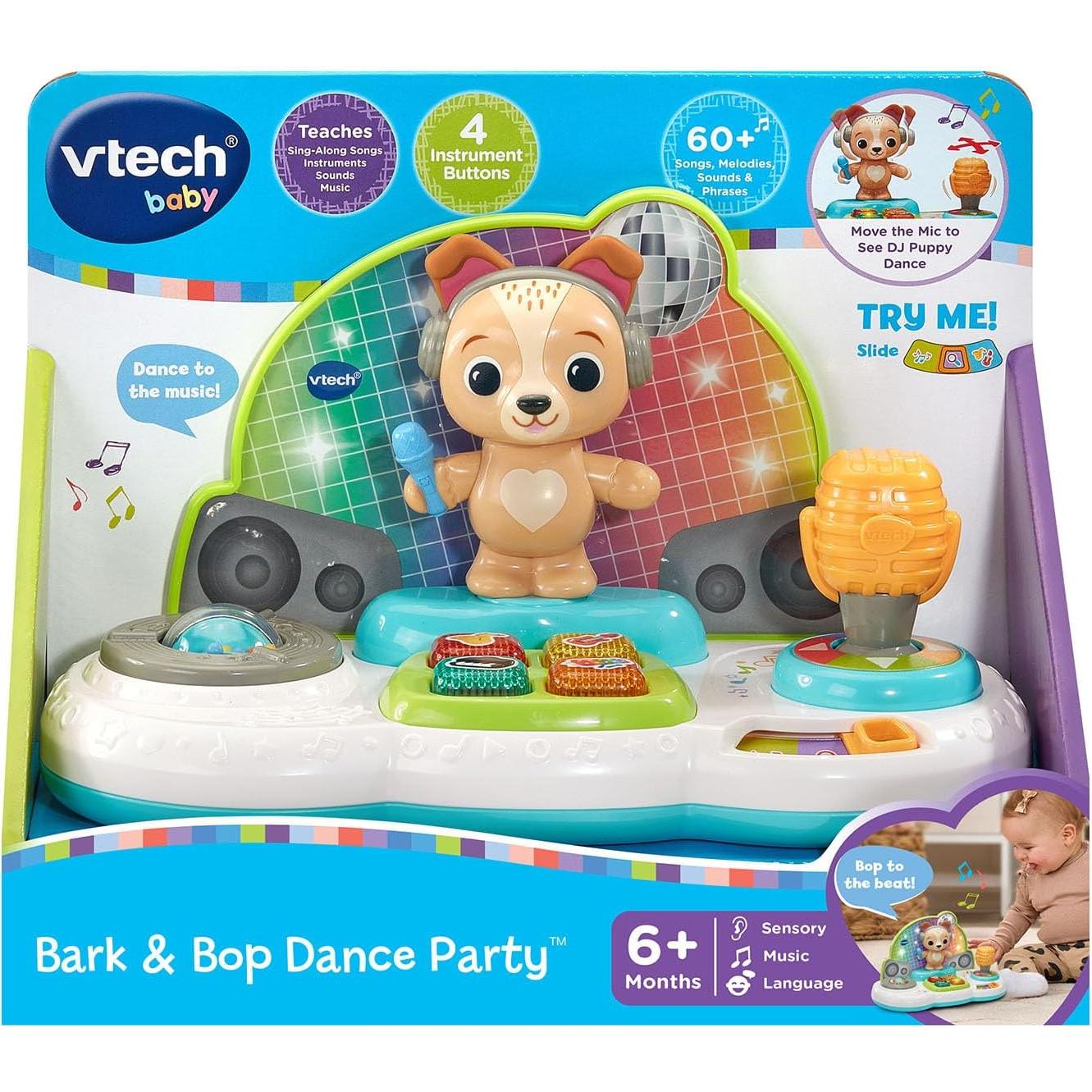 VTech Fiesta de Baile y Música Perrito DJ 0.58 kg 6+ meses