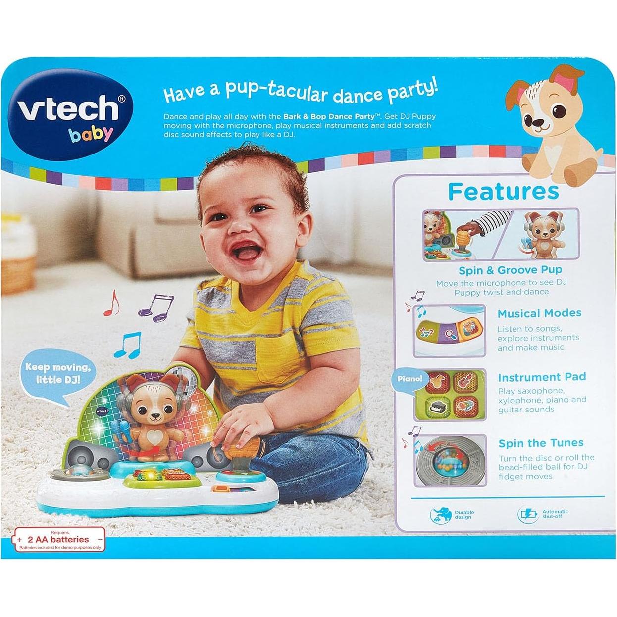 VTech Fiesta de Baile y Música Perrito DJ 0.58 kg 6+ meses
