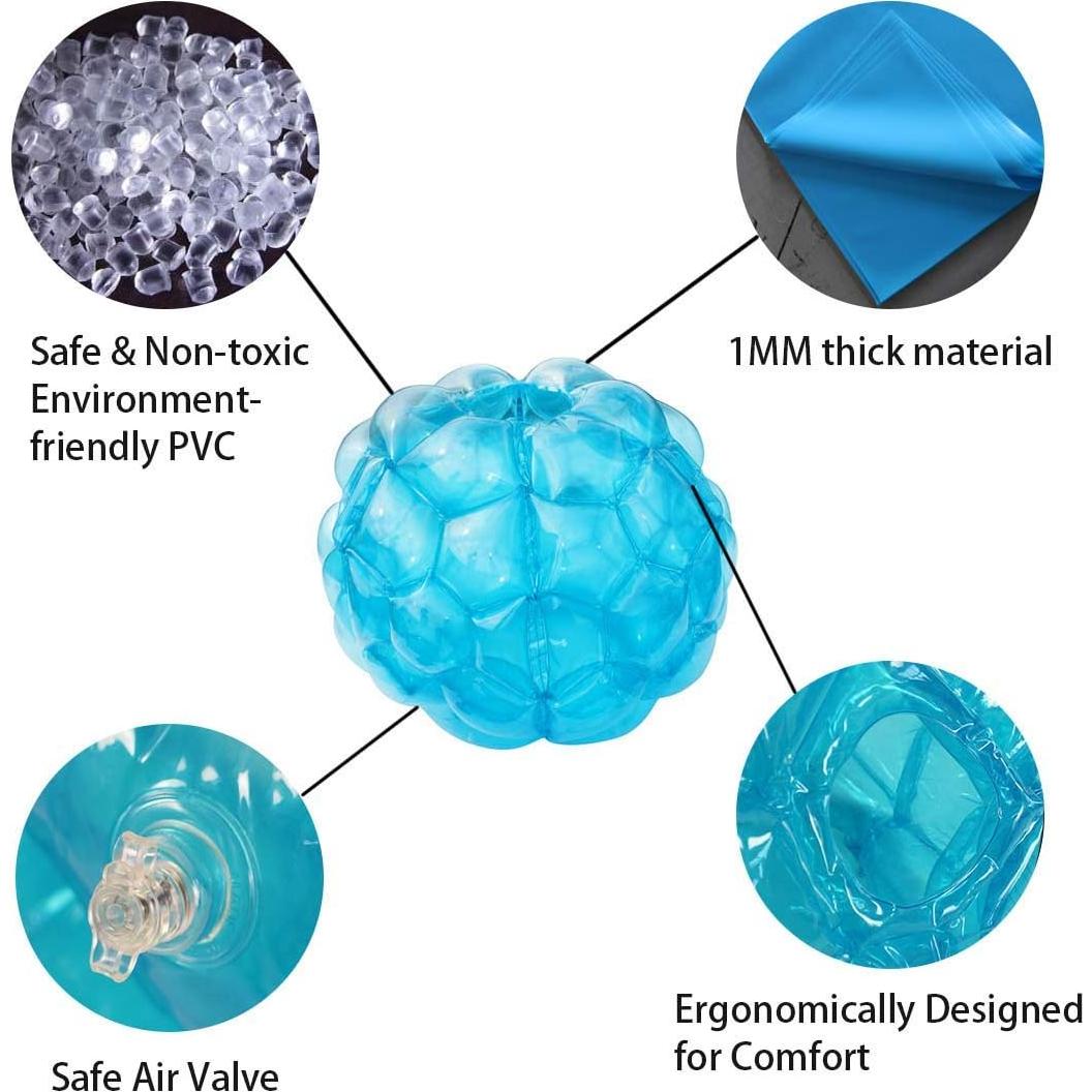 Bolas Sumo Inflables SUNSHINEMALL 61 CM Azul - 2 Unidades