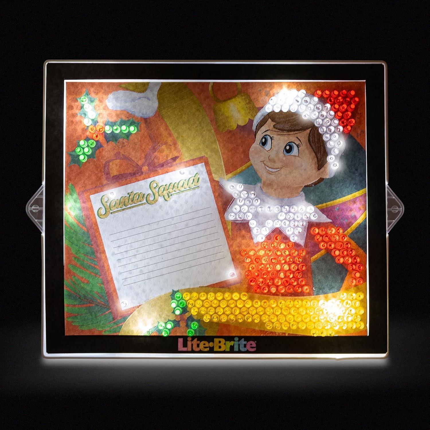 Lite Brite ColorPOP Elfo en el Estante - 6 Plantillas Creativas