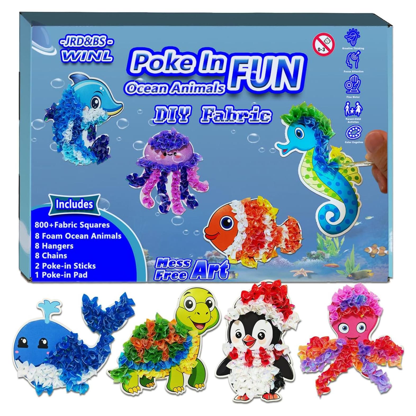 Kit de Manualidades Oceánicas JRD&BS WINL para Niños 4-9 Años