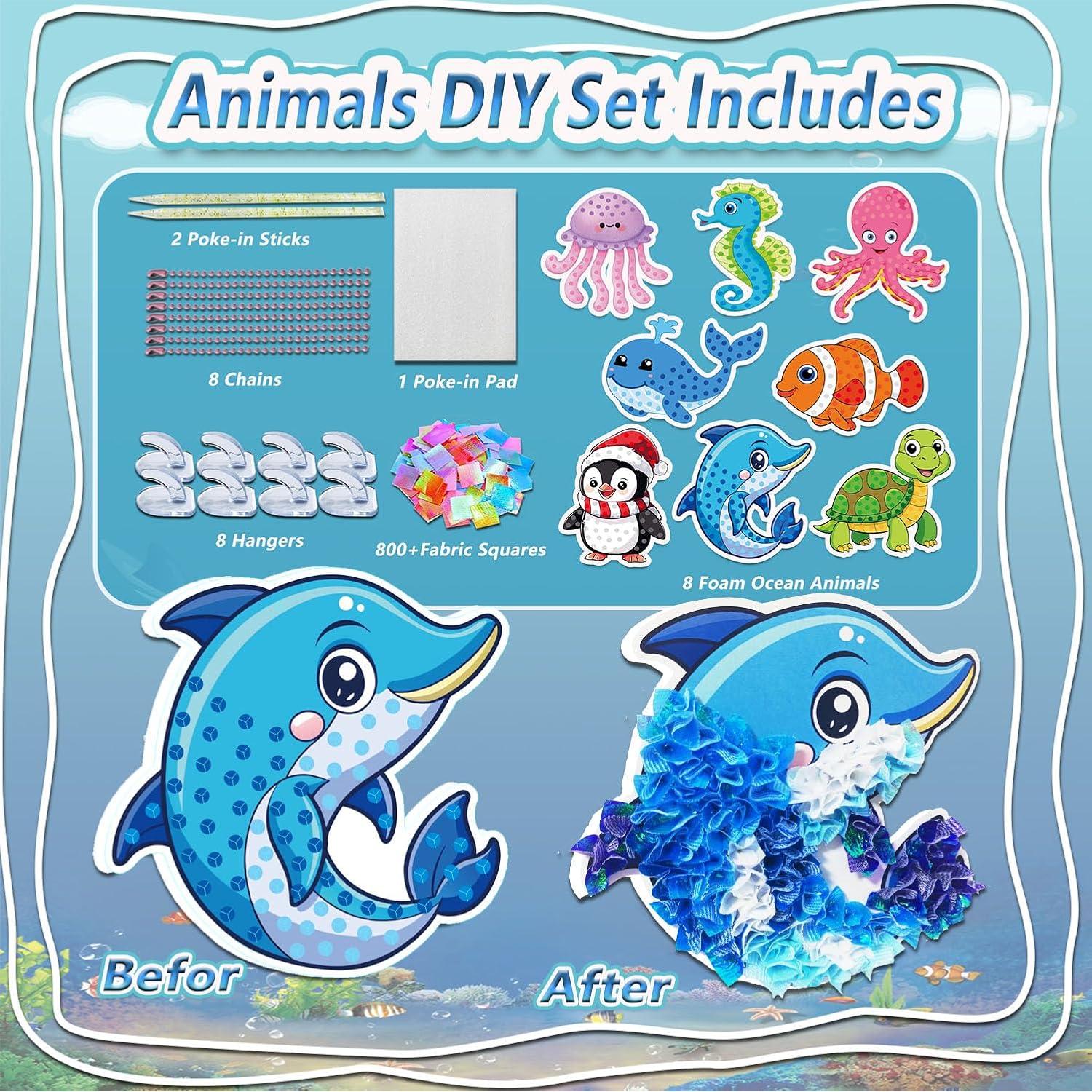 Kit de Manualidades Oceánicas JRD&BS WINL para Niños 4-9 Años