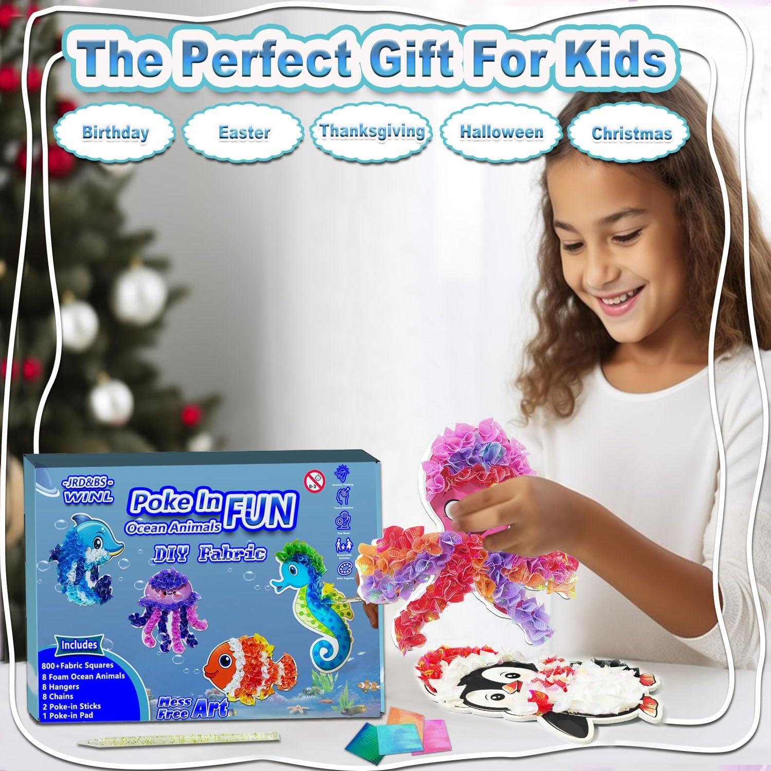 Kit de Manualidades Oceánicas JRD&BS WINL para Niños 4-9 Años