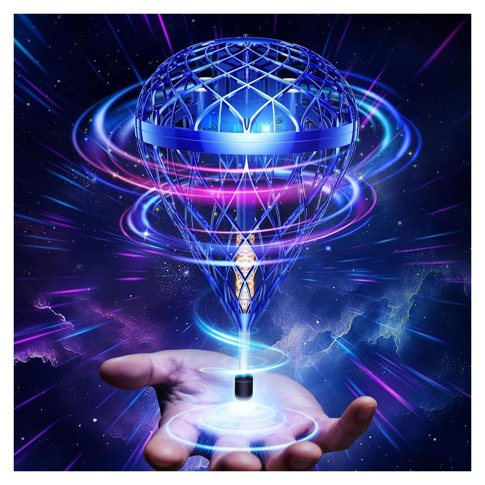 Esfera Voladora Flystars TSM027-B, Juguete Interactivo 3D Azul