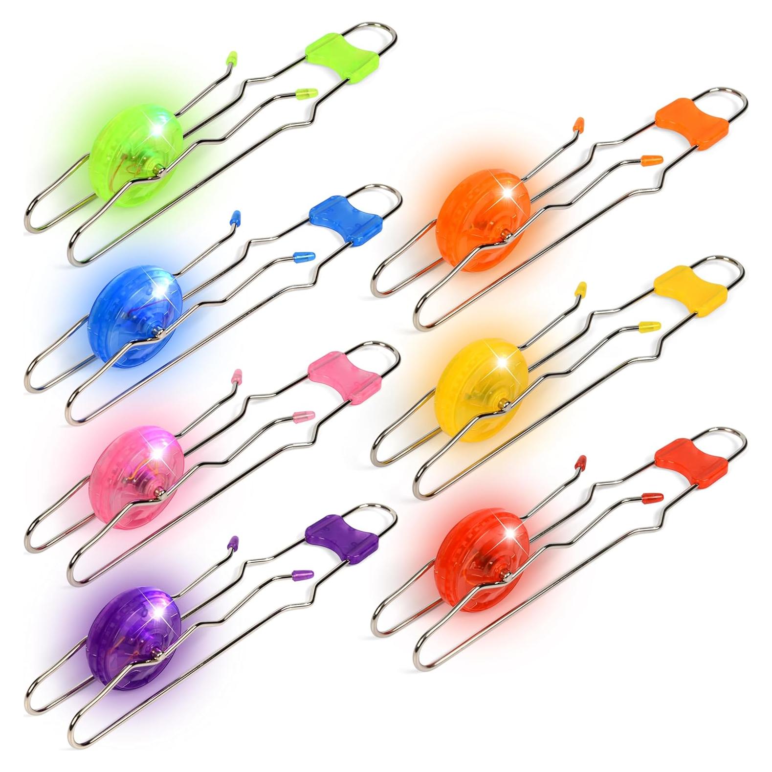 Juego de 7 Ruedas Giroscópicas Iluminadas Neureyte 25.9 cm