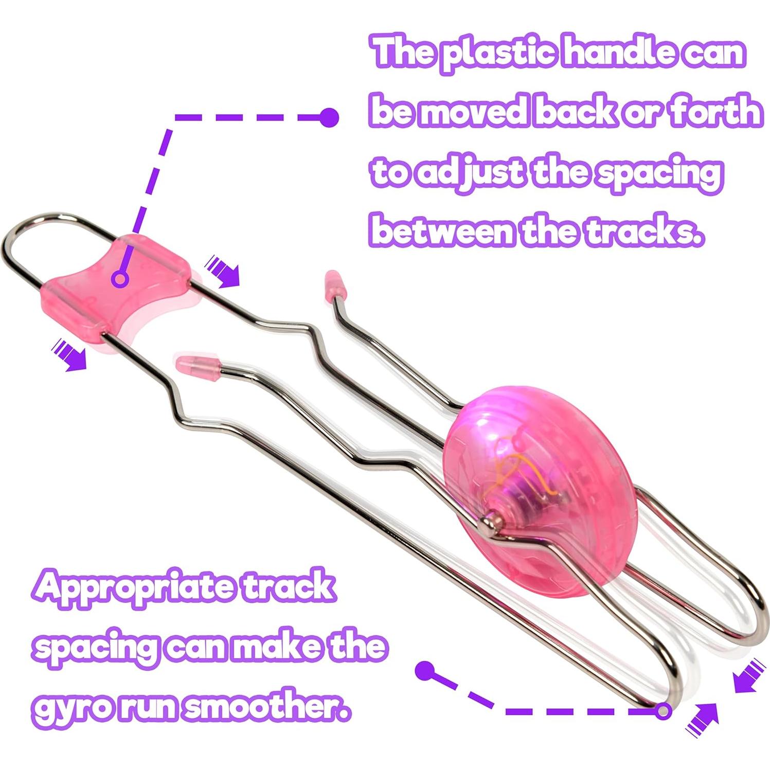 Juego de 7 Ruedas Giroscópicas Iluminadas Neureyte 25.9 cm