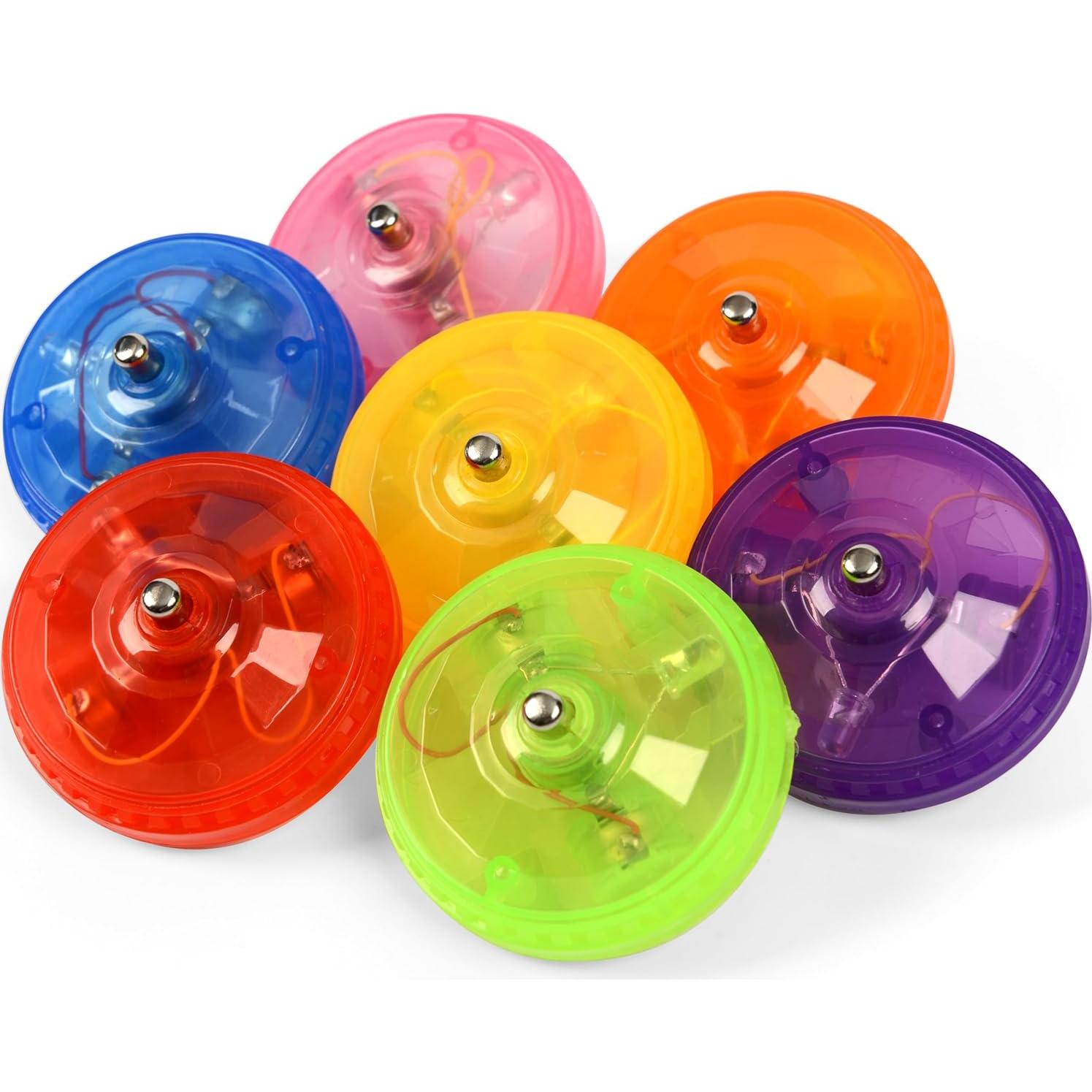 Juego de 7 Ruedas Giroscópicas Iluminadas Neureyte 25.9 cm