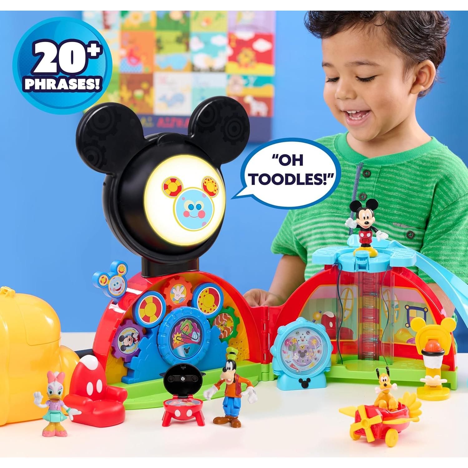 Playset Deluxe Clubhouse Mickey Mouse 71 cm 18 piezas Just Play