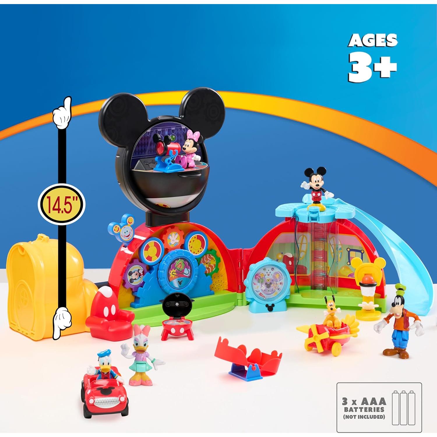 Playset Deluxe Clubhouse Mickey Mouse 71 cm 18 piezas Just Play