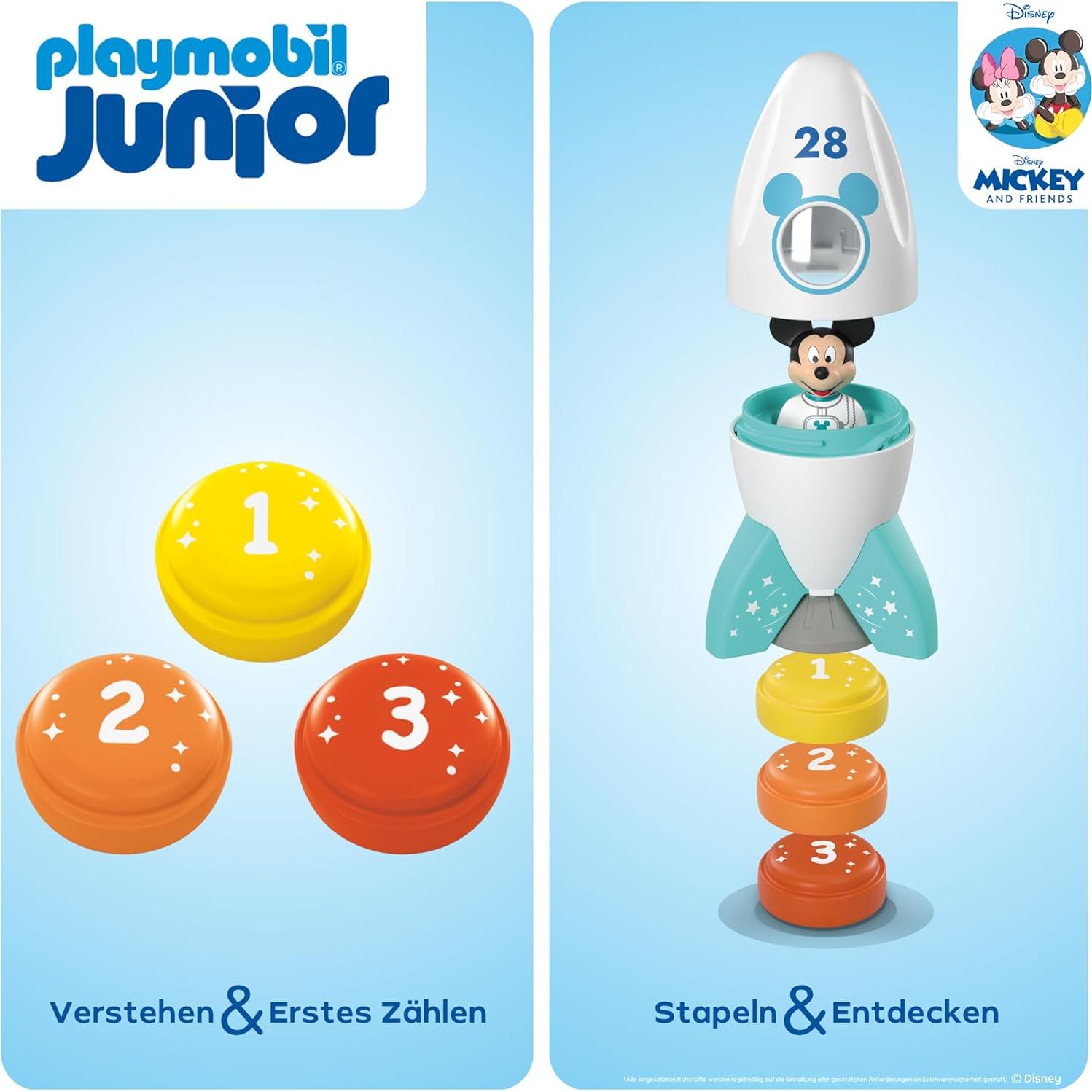 Set Aventura Espacial Cohete Mickey Mouse Playmobil Junior