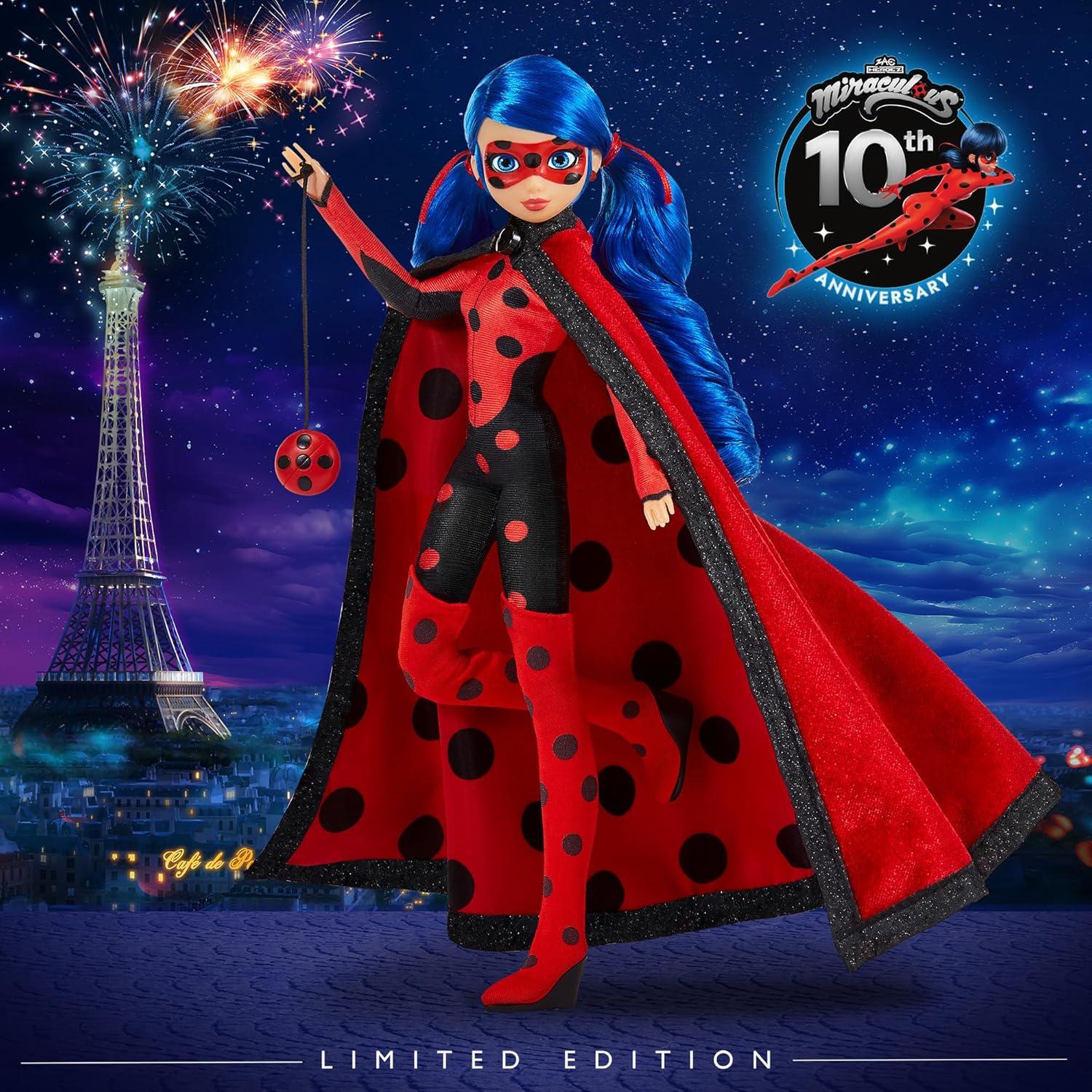 Muñeca Coleccionista Miraculous Ladybug 10 Aniversario 27.94 cm