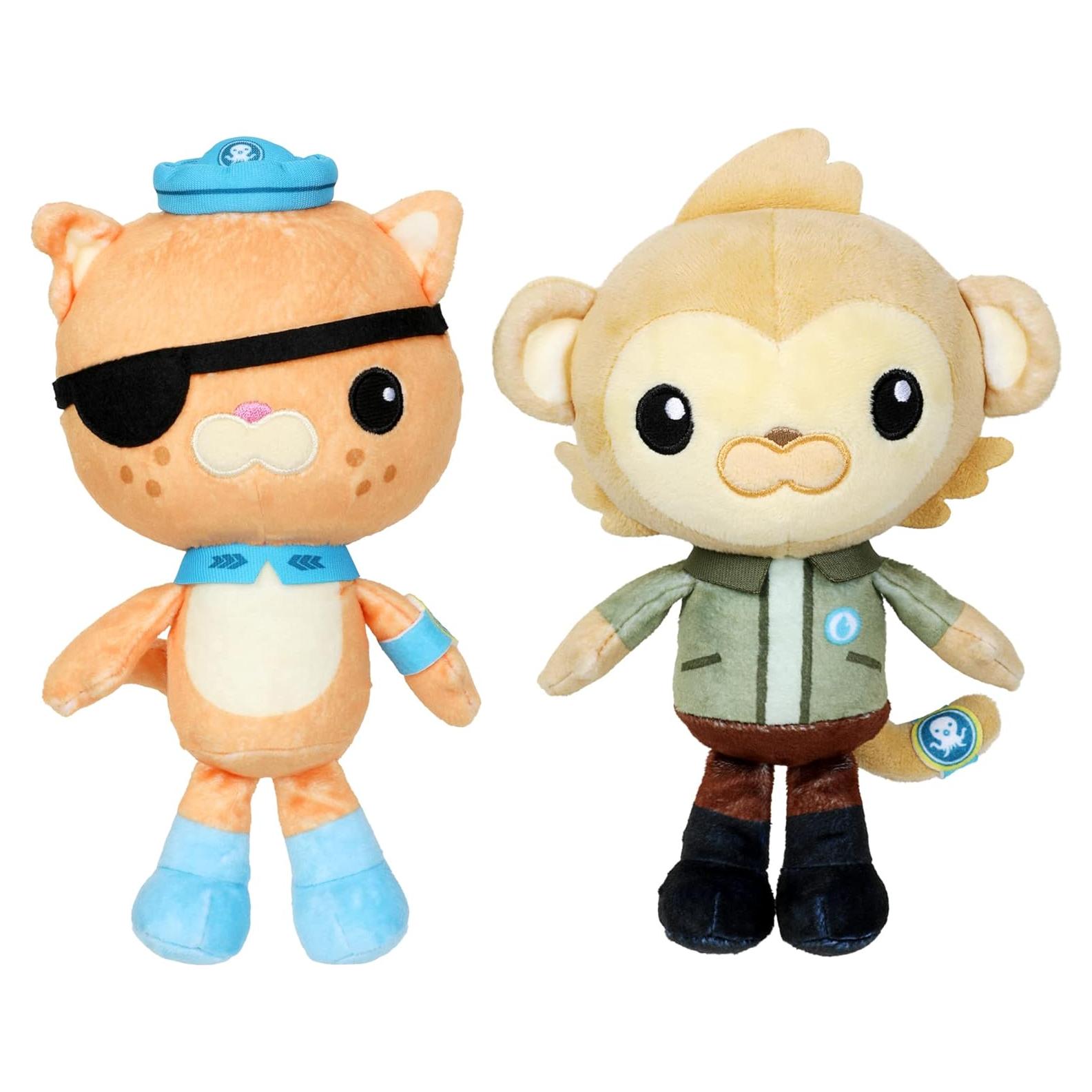 Peluches Octonautas Kwazii y Paani 20 cm - MOOSE TOYS