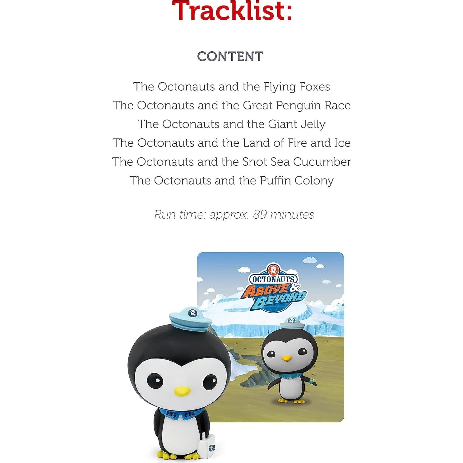 Personaje de Audio Tonies Peso Octonautas con 6 Historias