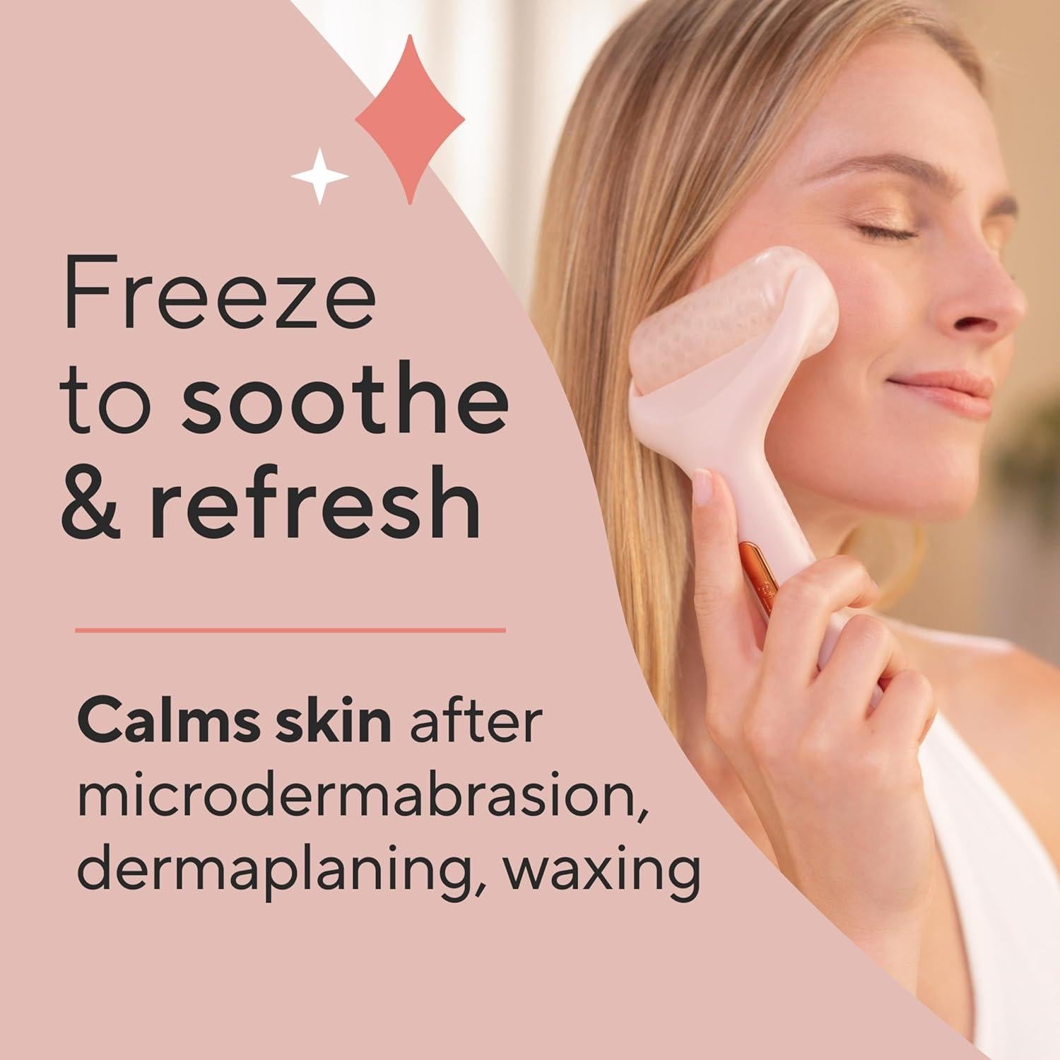 Rodillo de Hielo Facial Perfecto Finishing Touch 23.66x12.39cm