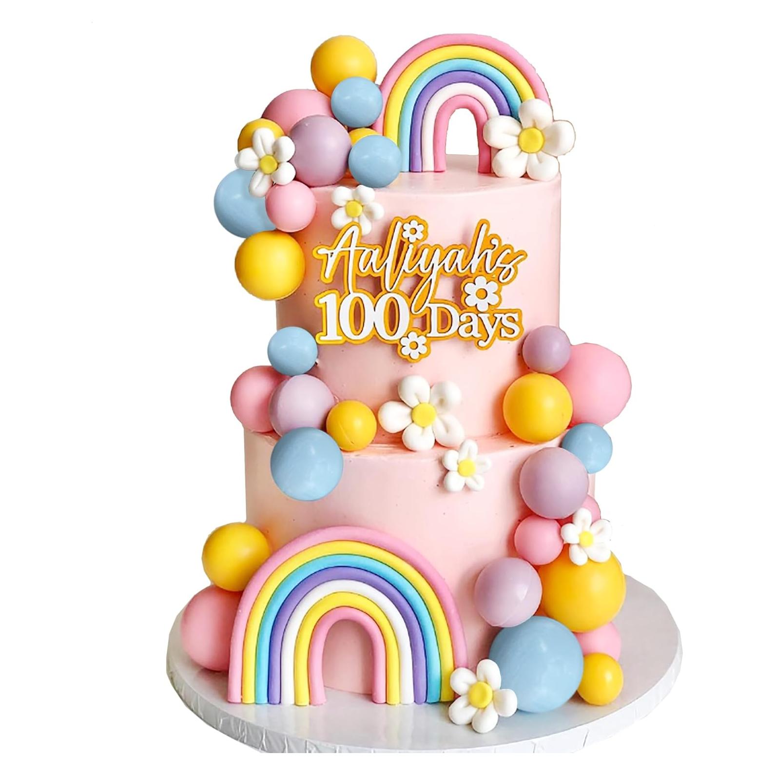 35 PCS Adornos para Pasteles Boho Groovy DRWATE con Flores