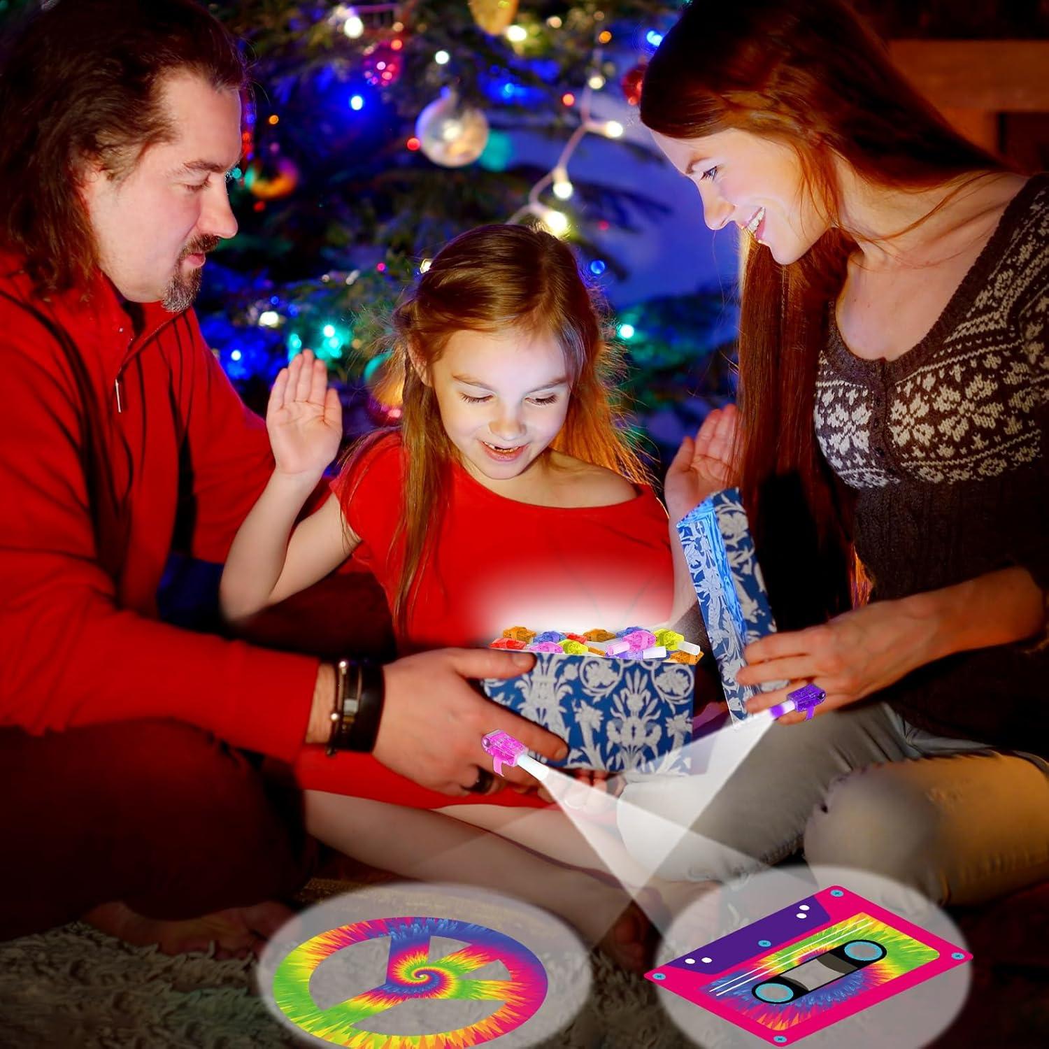 36 Luces de Dedo LED Retro 1960s Oitnlaughter - Fiesta Temática