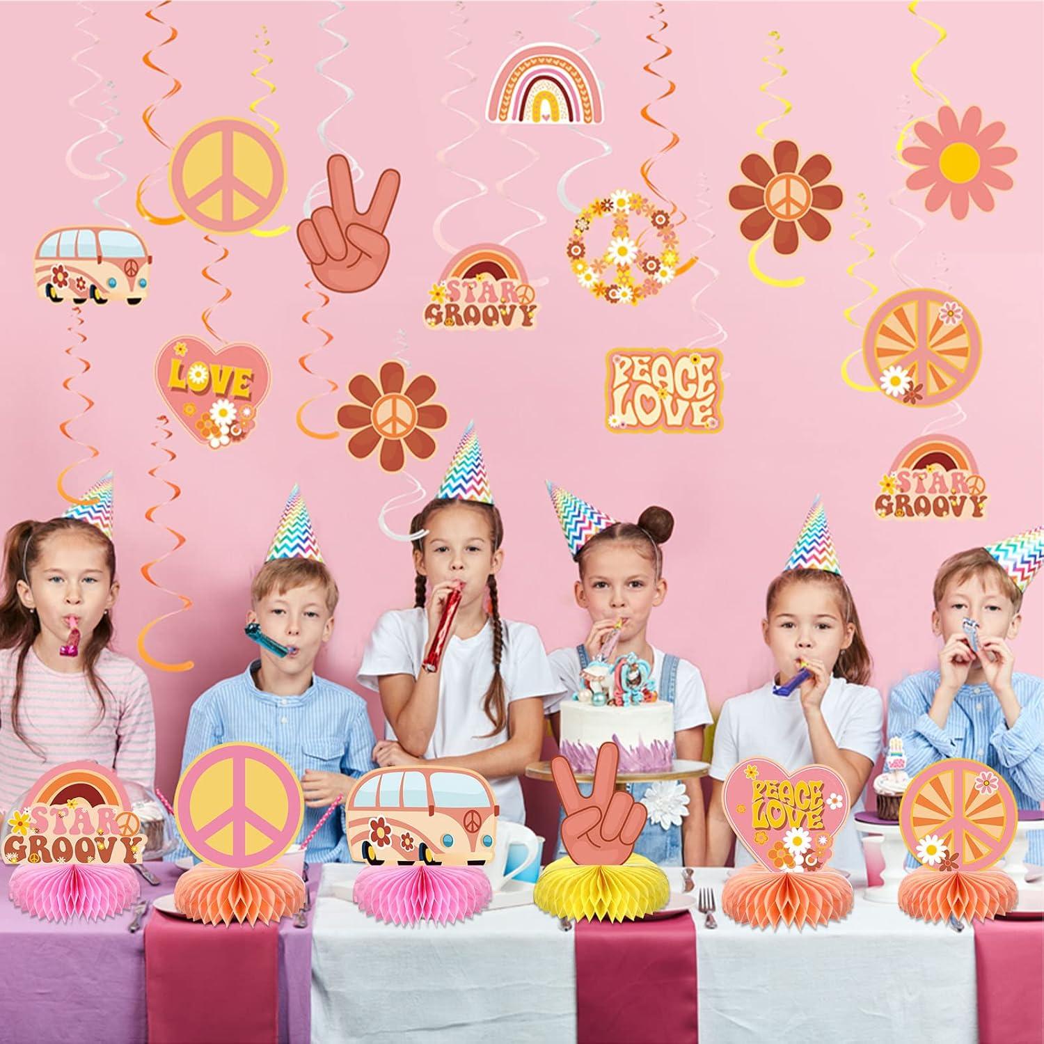 Centros de Mesa de Panal Groovy 10 Piezas GFBIND 20cm