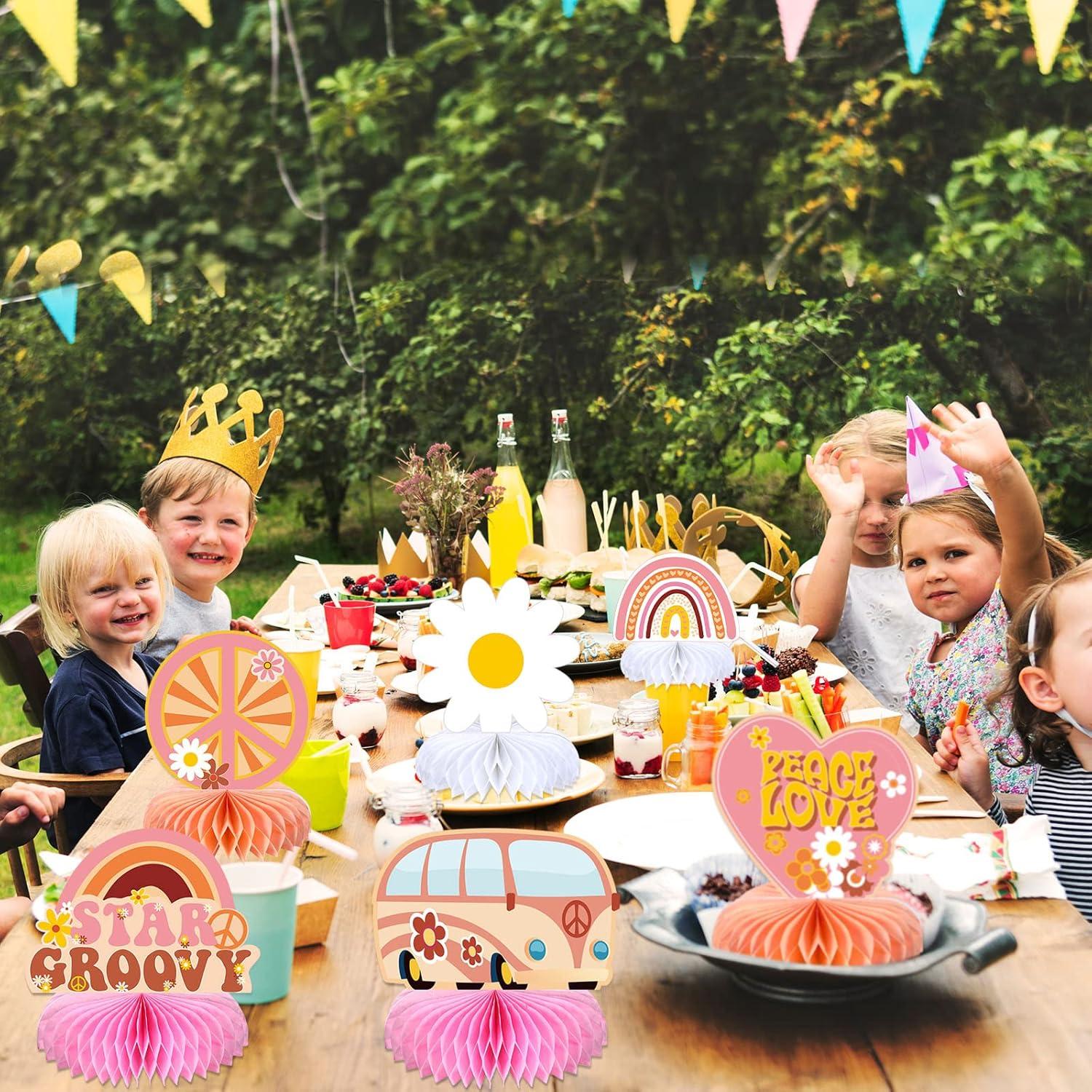 Centros de Mesa de Panal Groovy 10 Piezas GFBIND 20cm