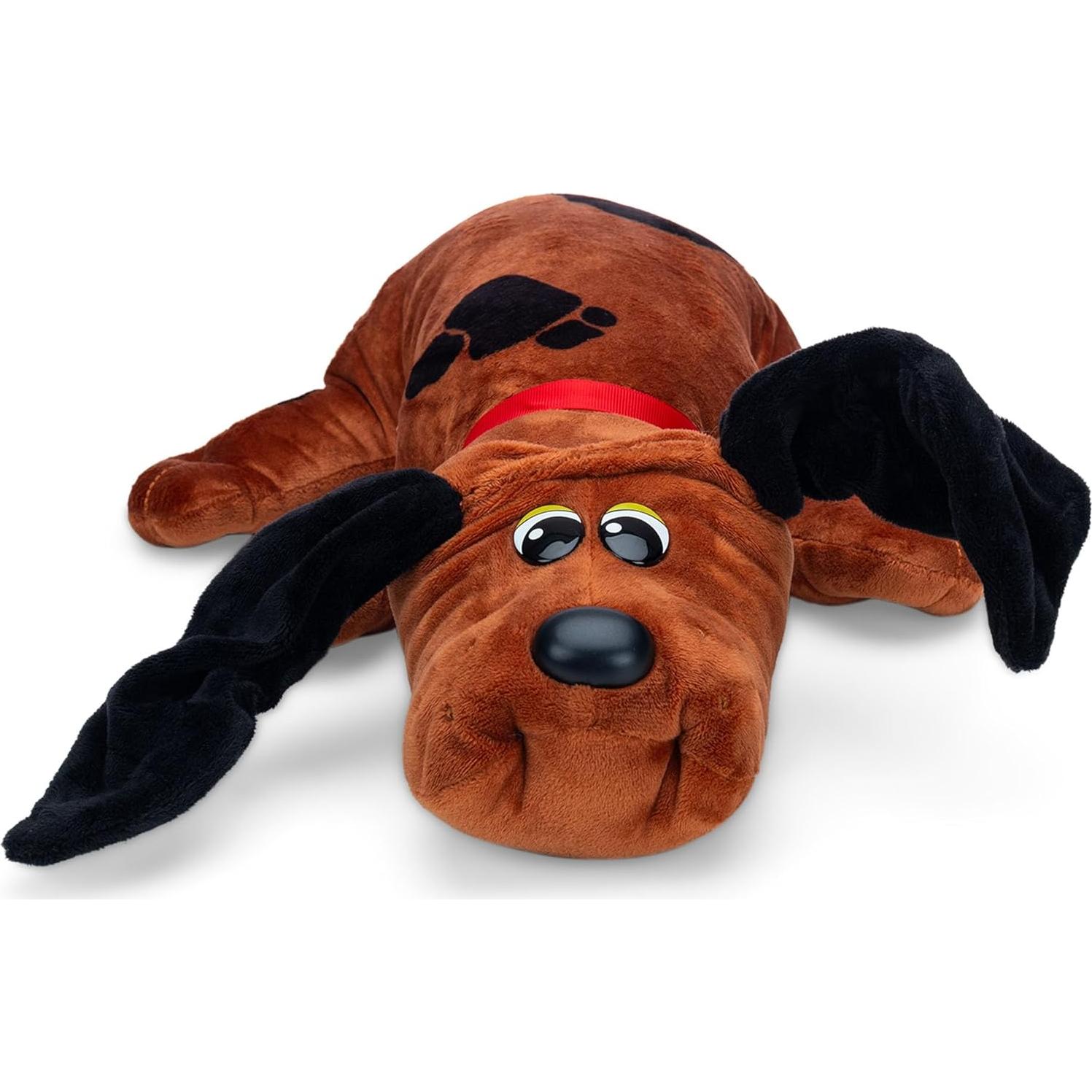 Perrito Pound Clásico Marrón Rojizo con Manchas Negras