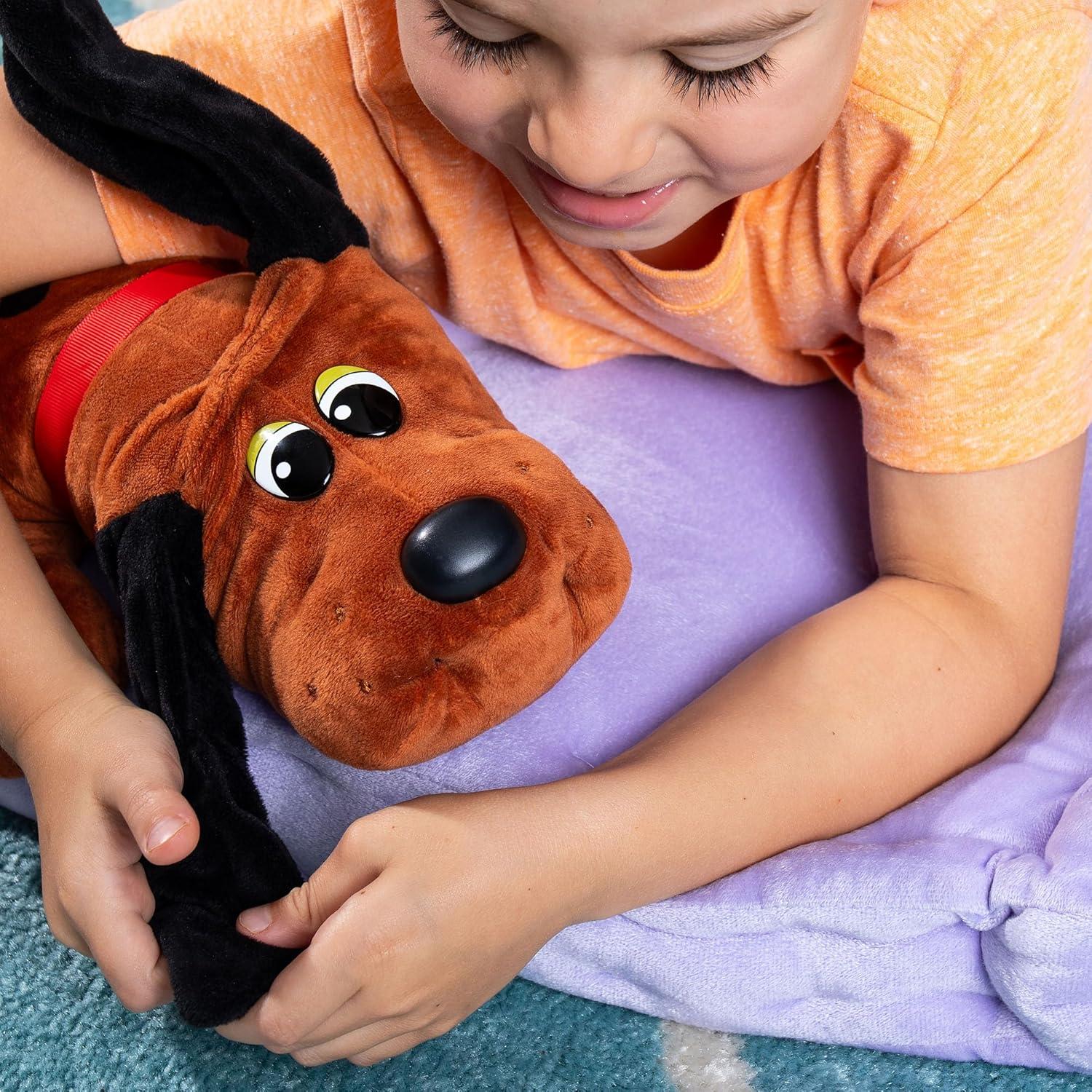 Perrito Pound Clásico Marrón Rojizo con Manchas Negras