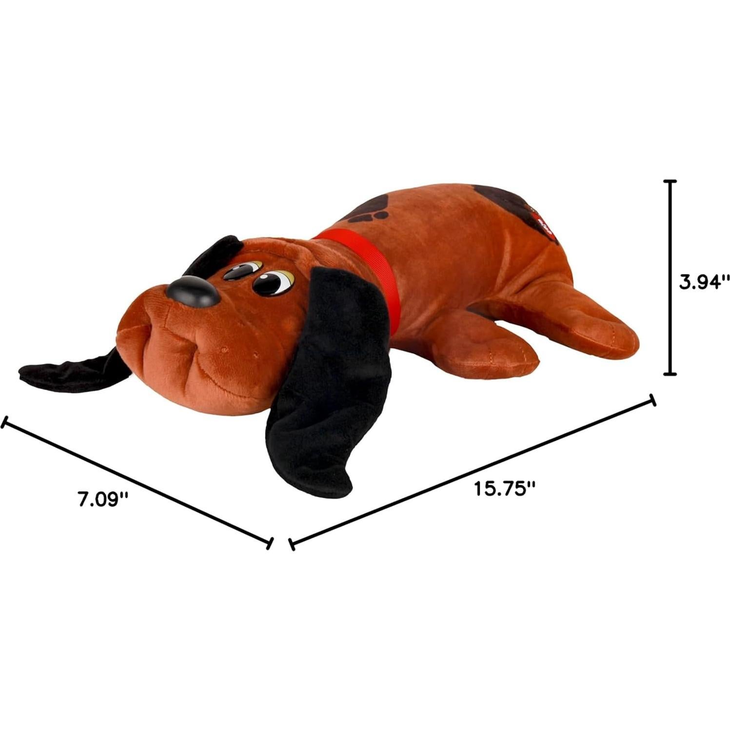 Perrito Pound Clásico Marrón Rojizo con Manchas Negras