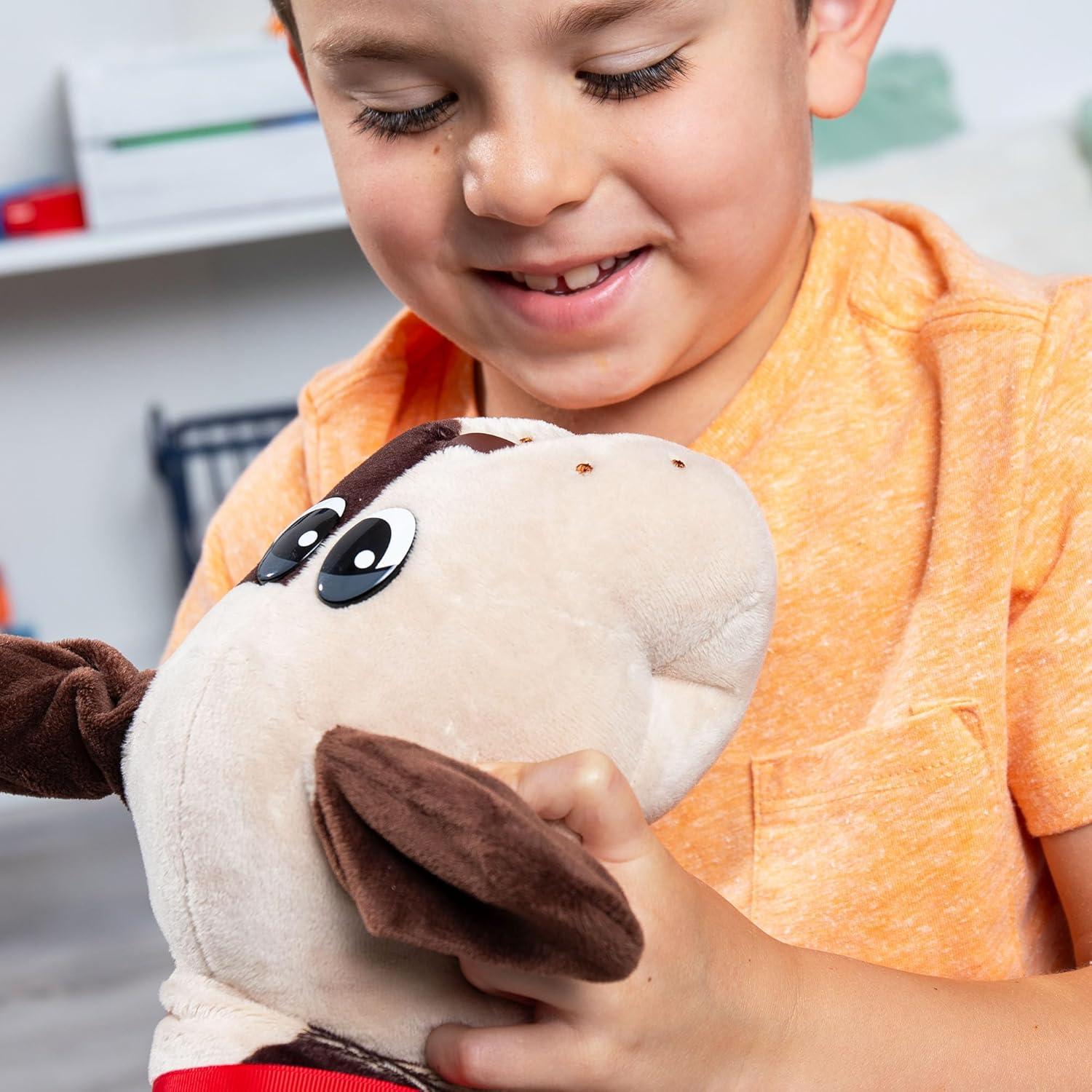 Pound Puppies Juguete de Peluche Marrón Claro con Orejas Posables