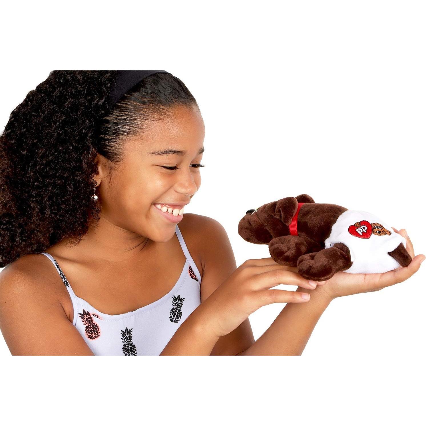 Pound Puppies Newborns Juguete de Peluche Marrón 20 cm