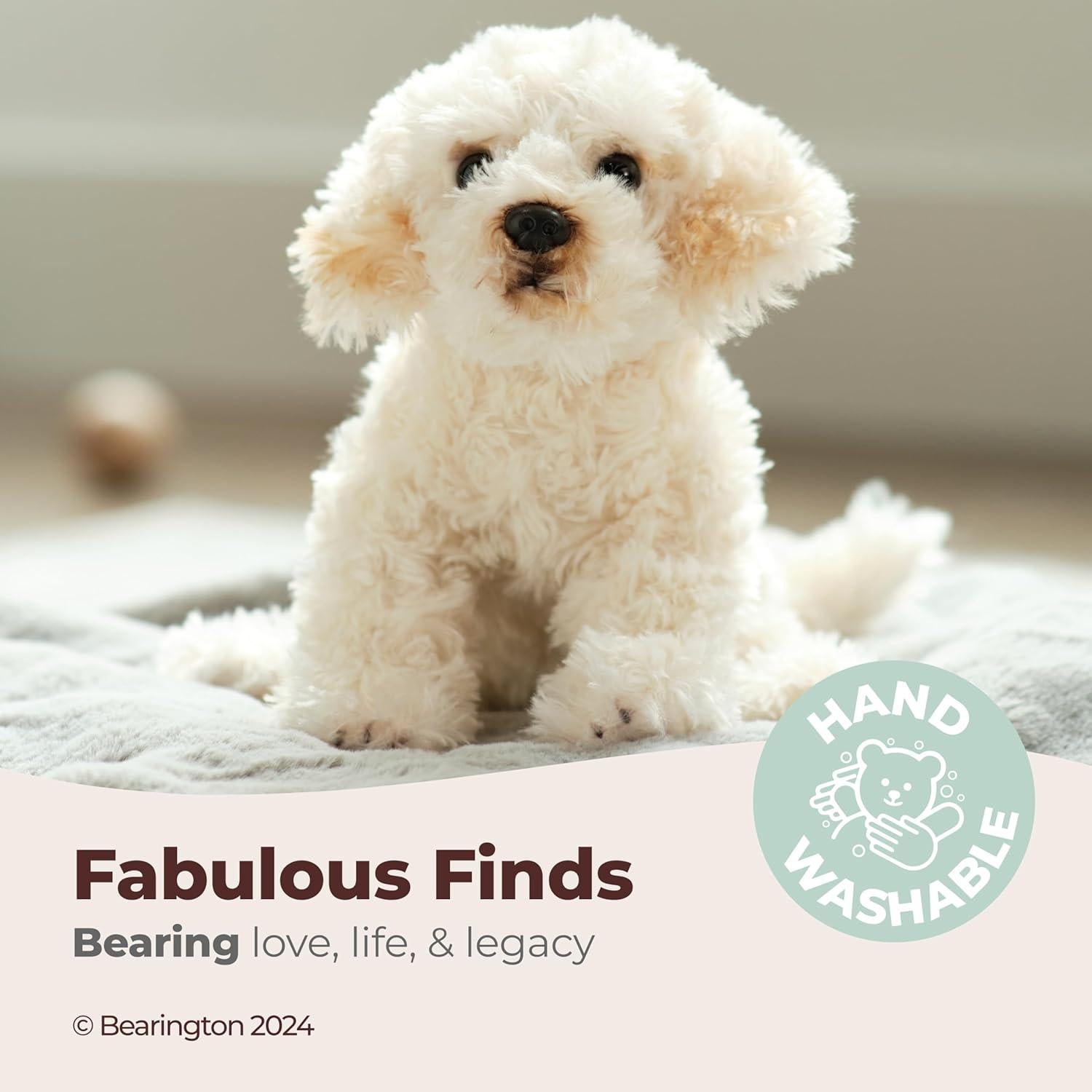 Peluche Bearington Maltipoo Bisquit 34.3 cm - Juguete Infantil