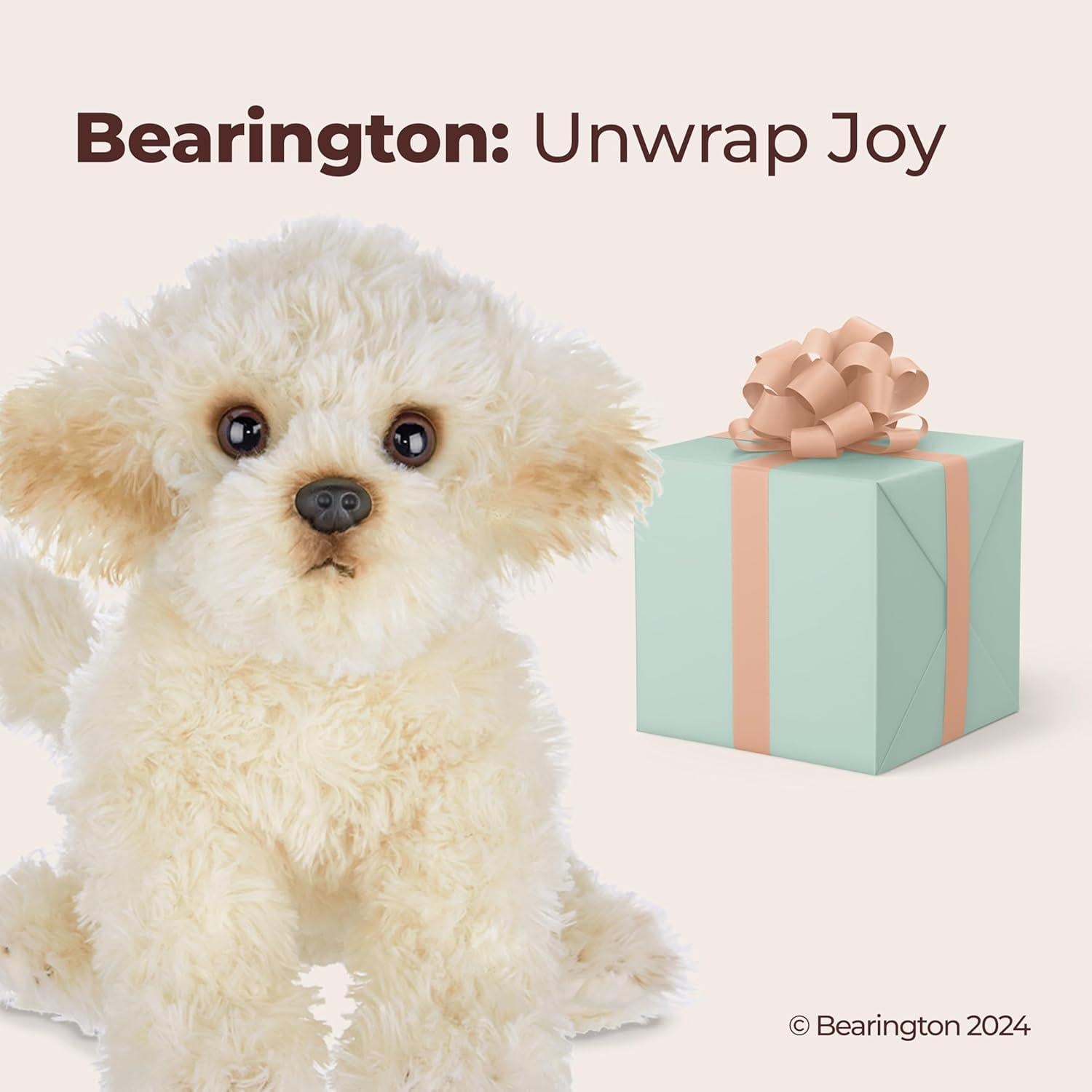 Peluche Bearington Maltipoo Bisquit 34.3 cm - Juguete Infantil