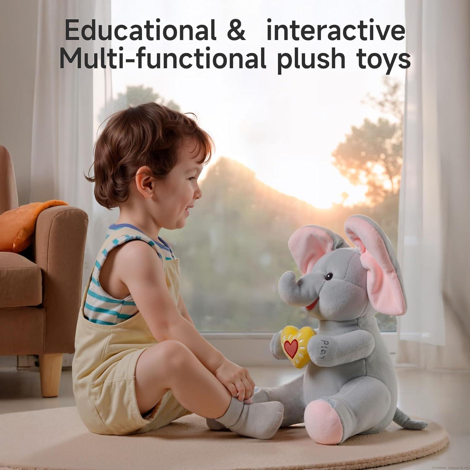 Juguete Elefante Peek a Boo eJog Pup Musical Interactivo