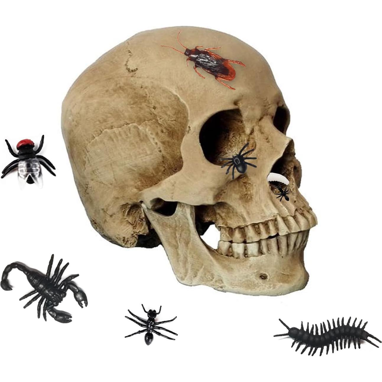 TIHOOD 155PCS Insectos Falsos Realistas para Bromas Halloween