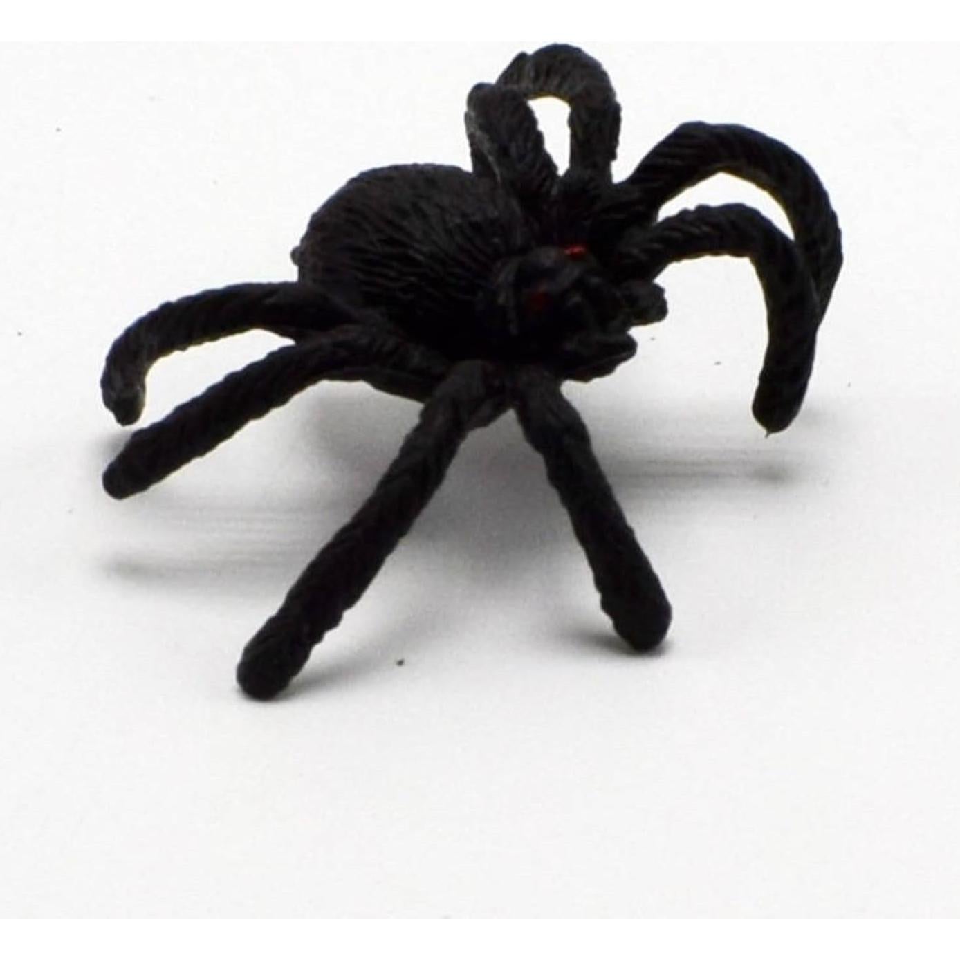 Juego de 25 Arañas de Plástico Realistas RIDMARK para Halloween