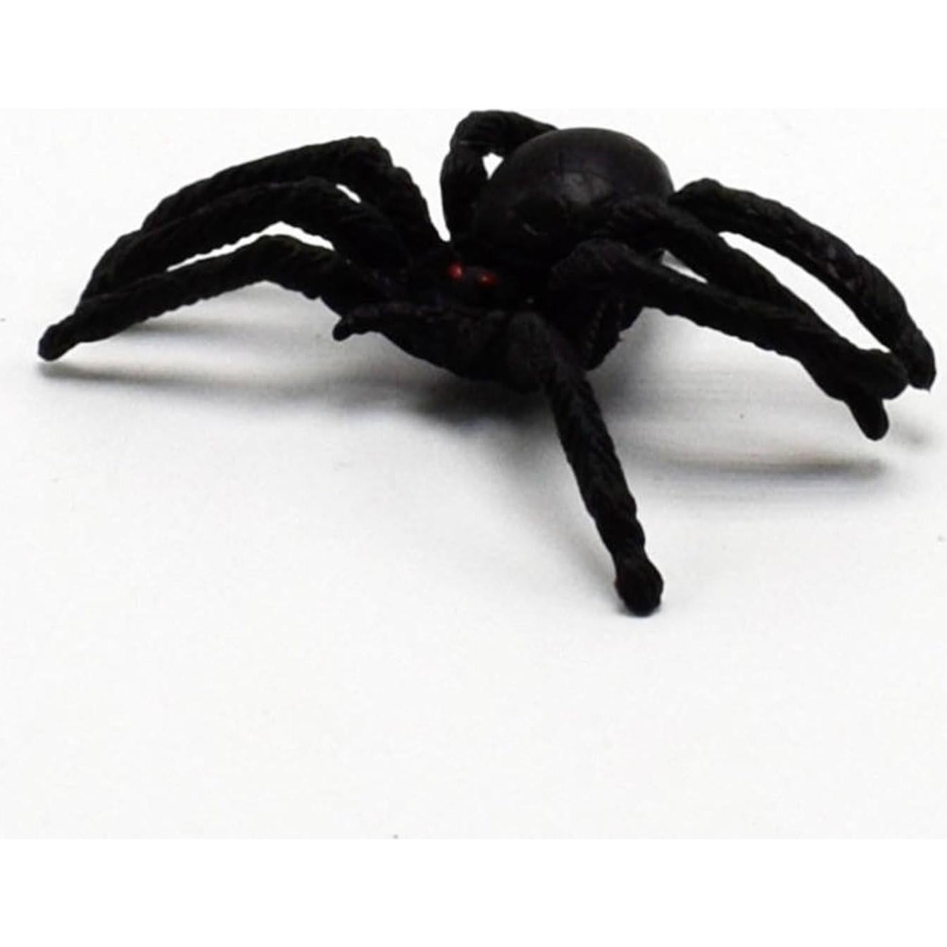 Juego de 25 Arañas de Plástico Realistas RIDMARK para Halloween