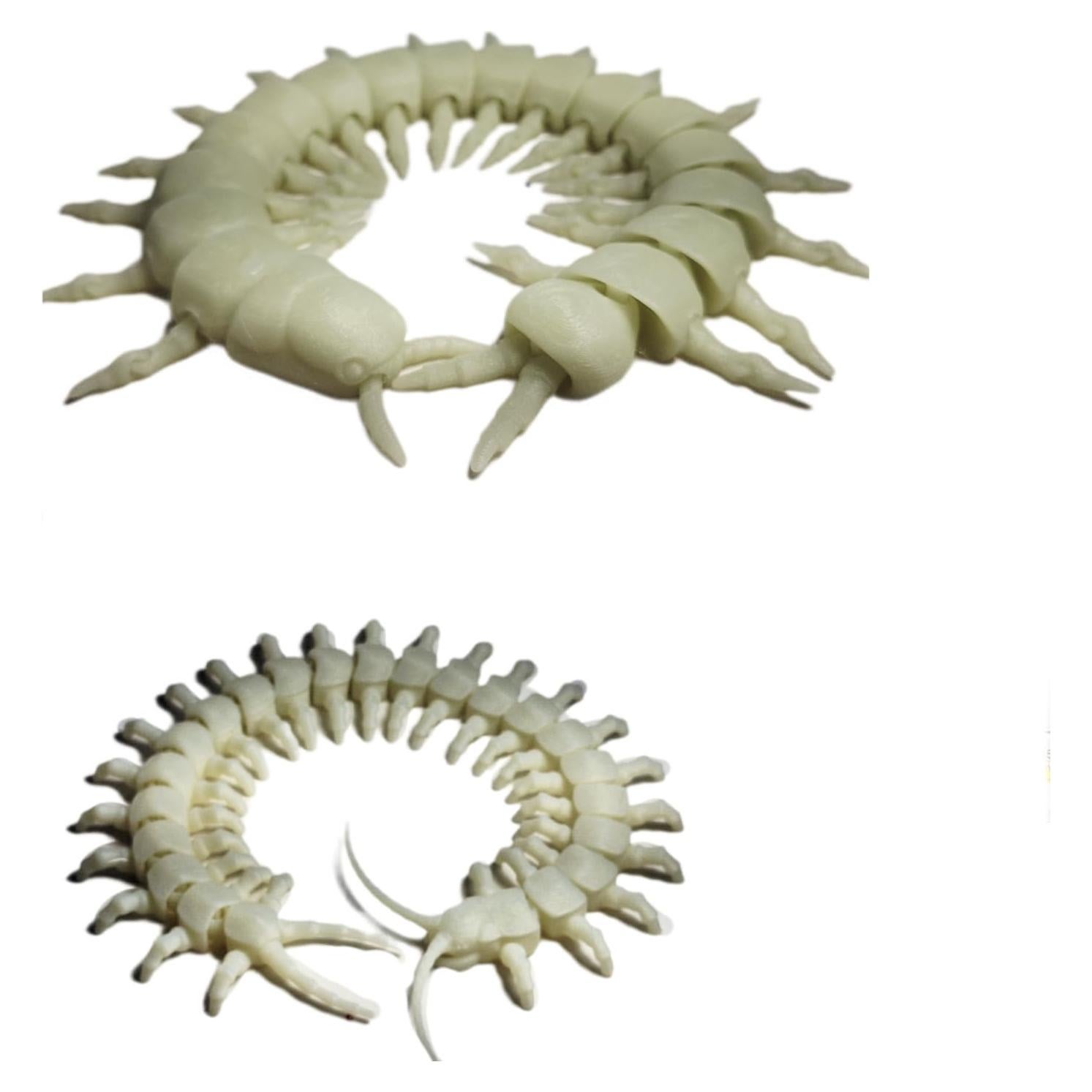 Ciempiés Flexible 38 cm Rogi Studios Brilla en la Oscuridad